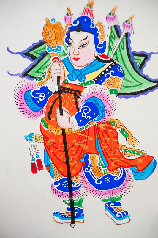 中国神话人物年画艺术