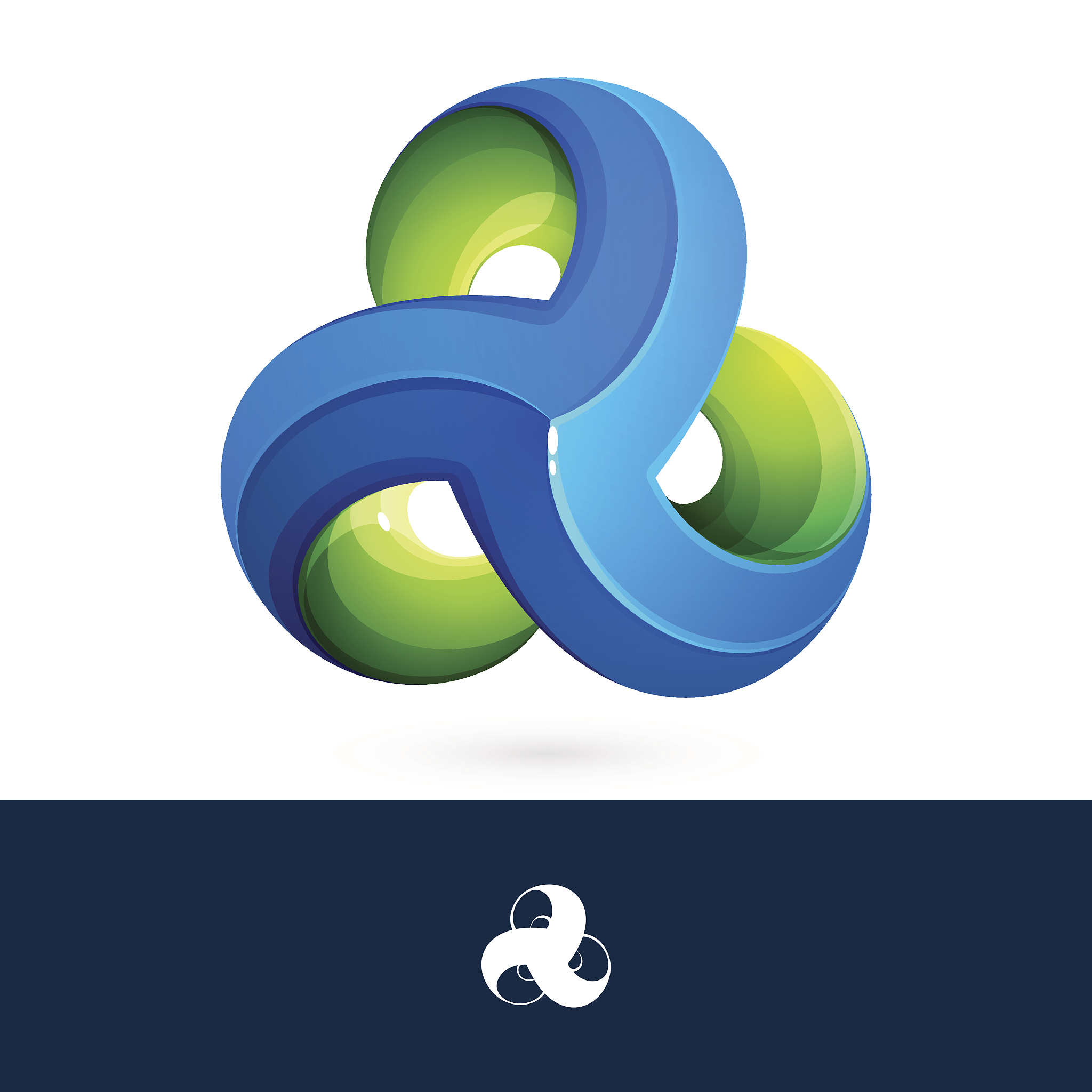 abstract triangle vector icon