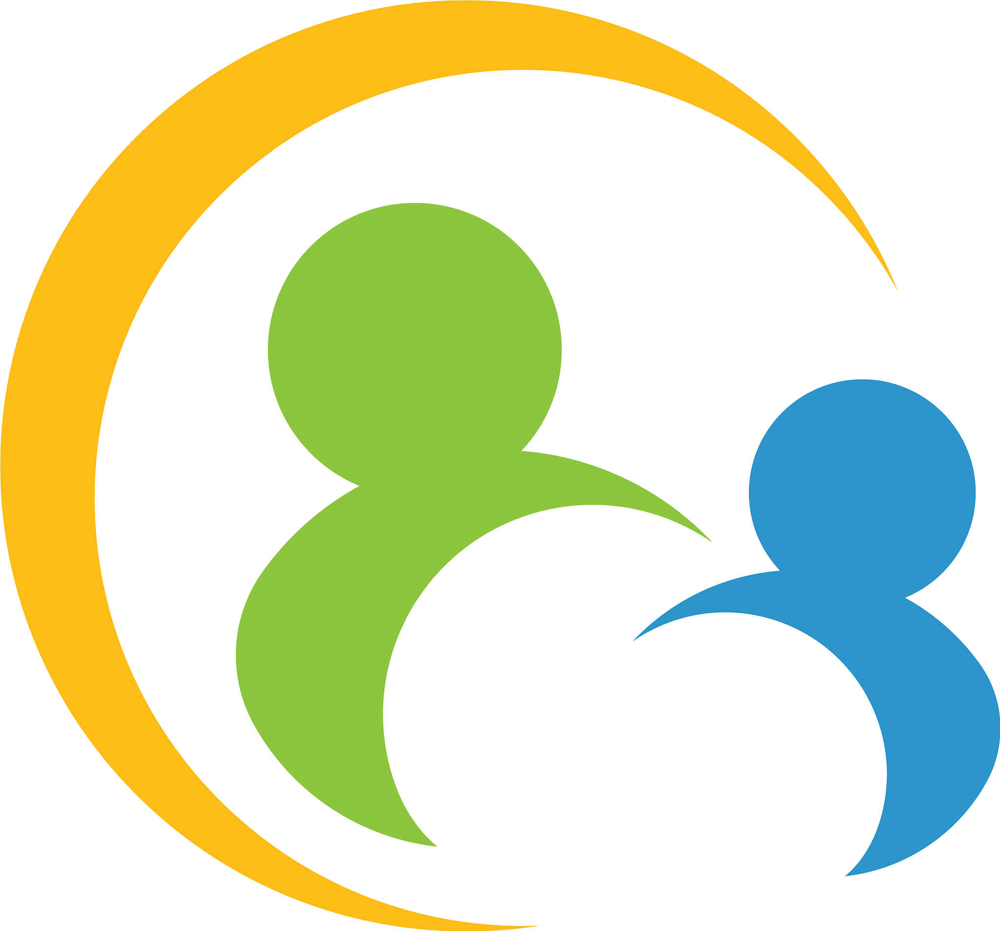 community network and social logo