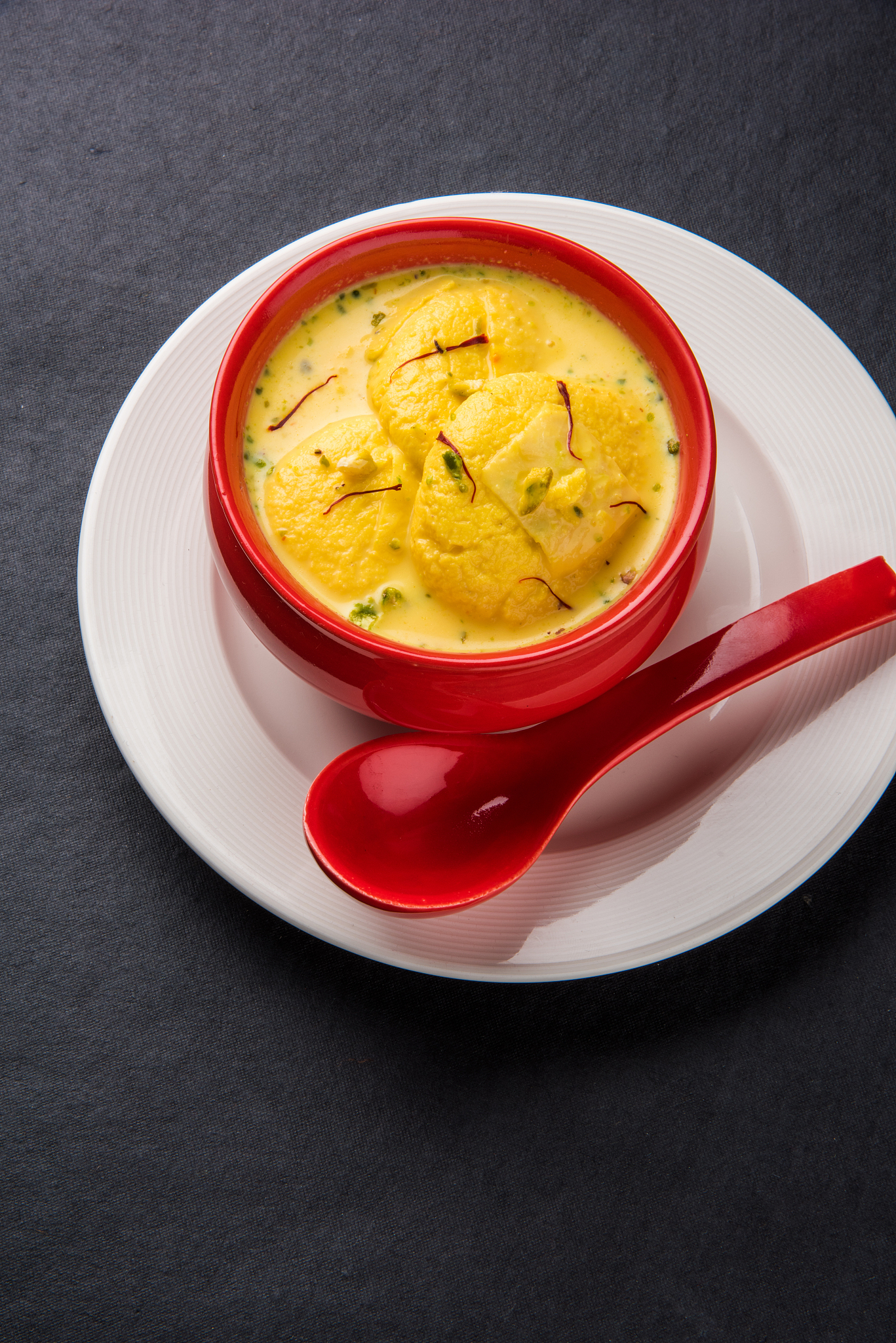 traditional rasmalai or ras malai indian dessert, bengali sweet