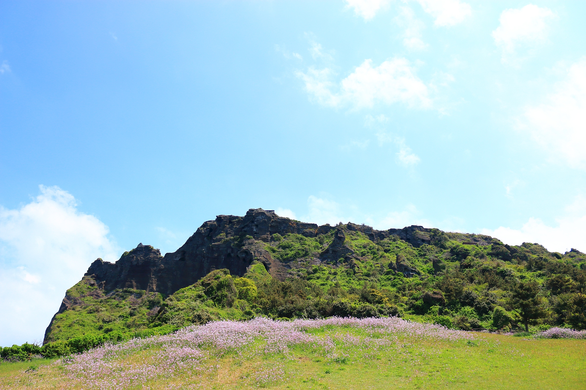seongsan sunrise peak, unesco world heritage site, sunrise, sunr