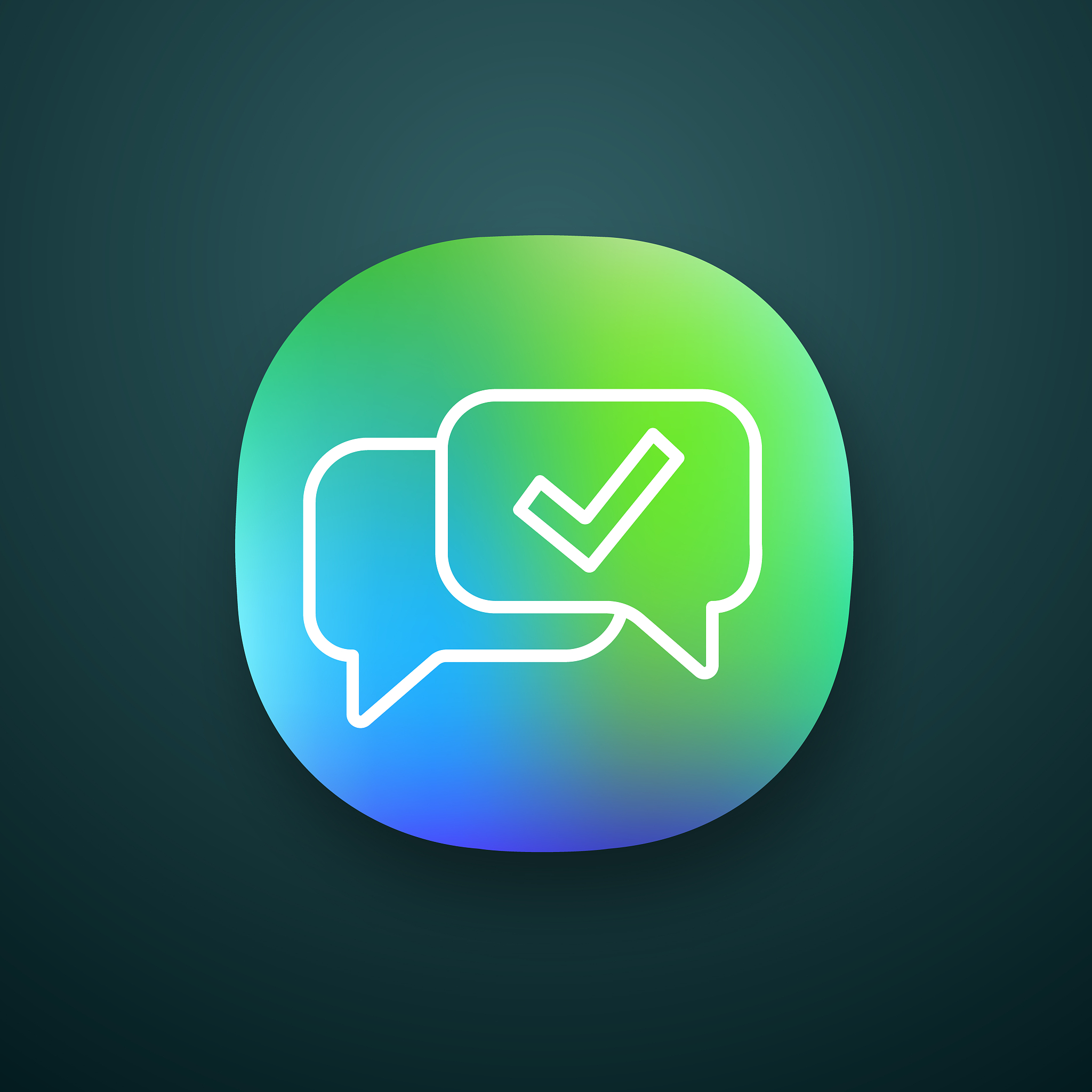 approved chat icon