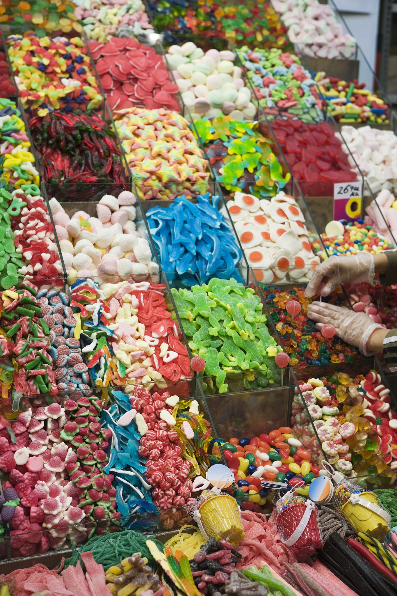 candy at a market