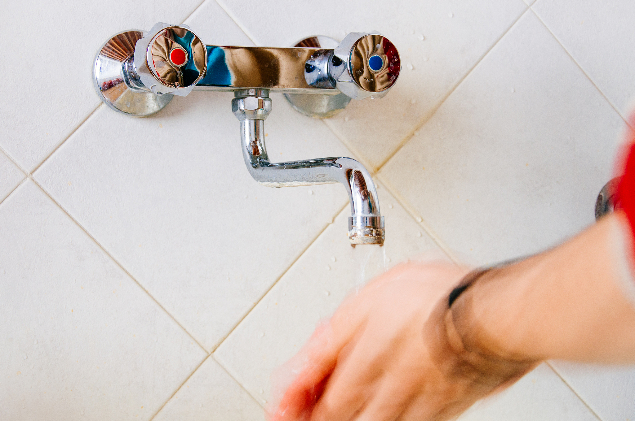faucet tap water for washing hand