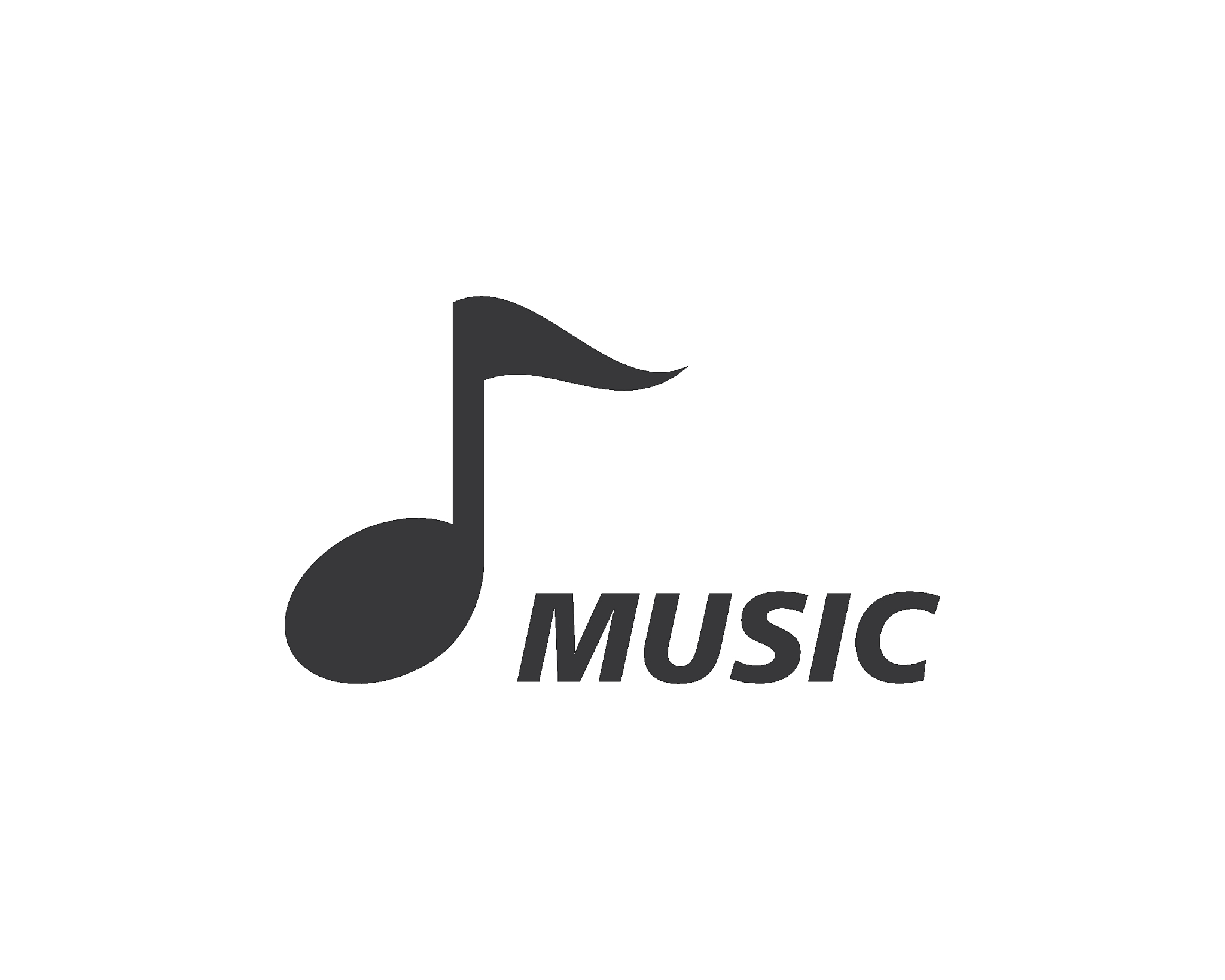 music note icon vector