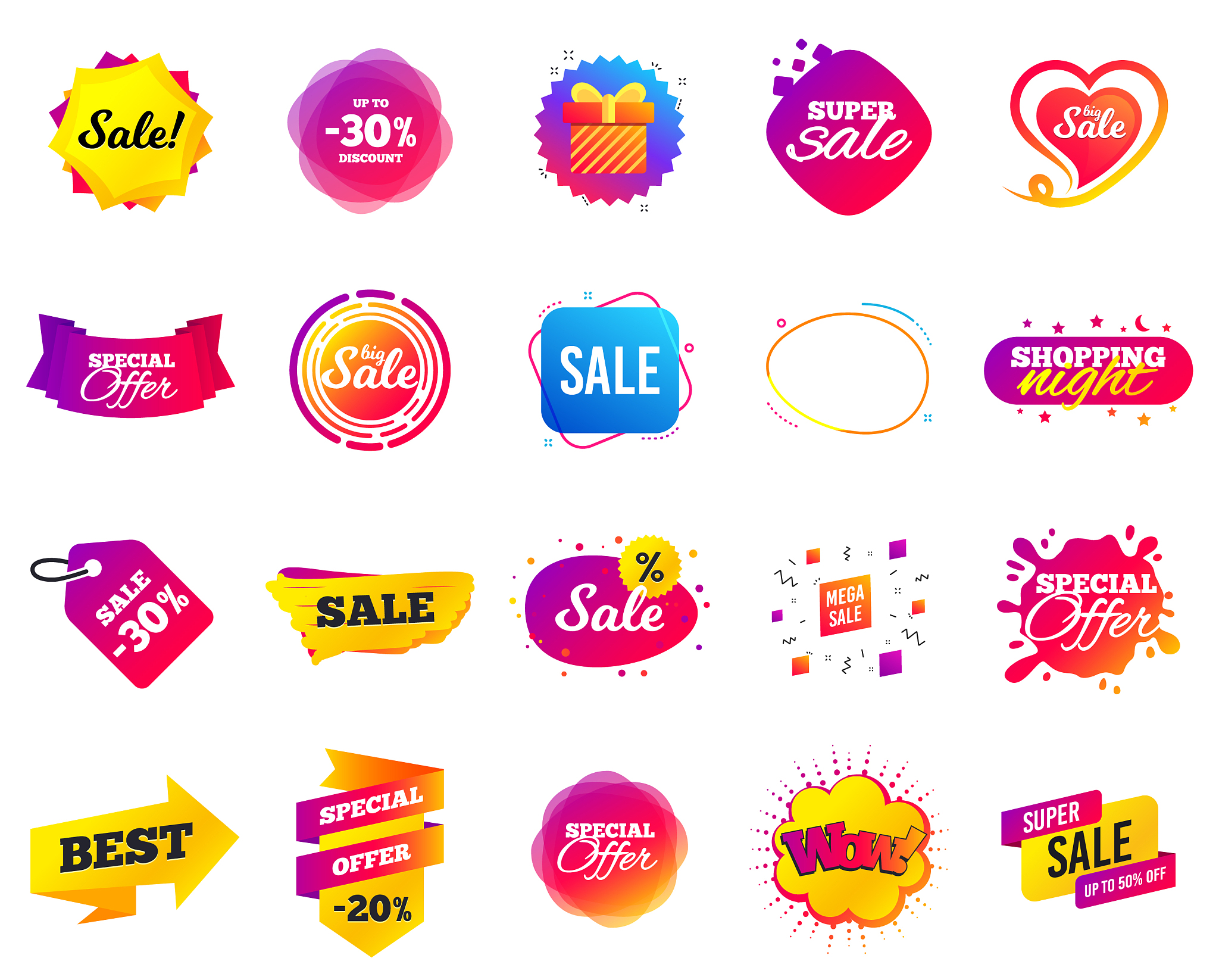 sale banner special offer template tags cyber