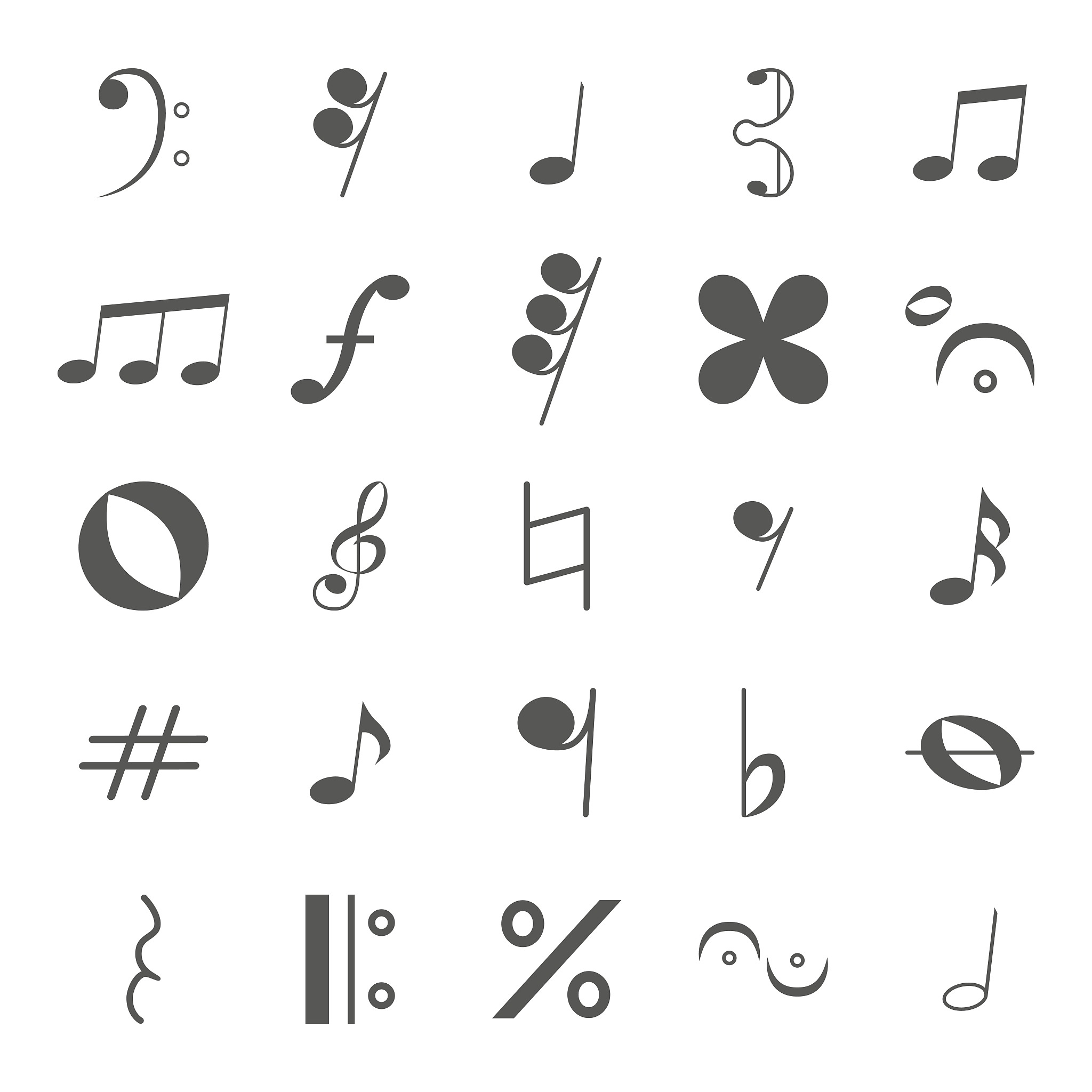 musical notes