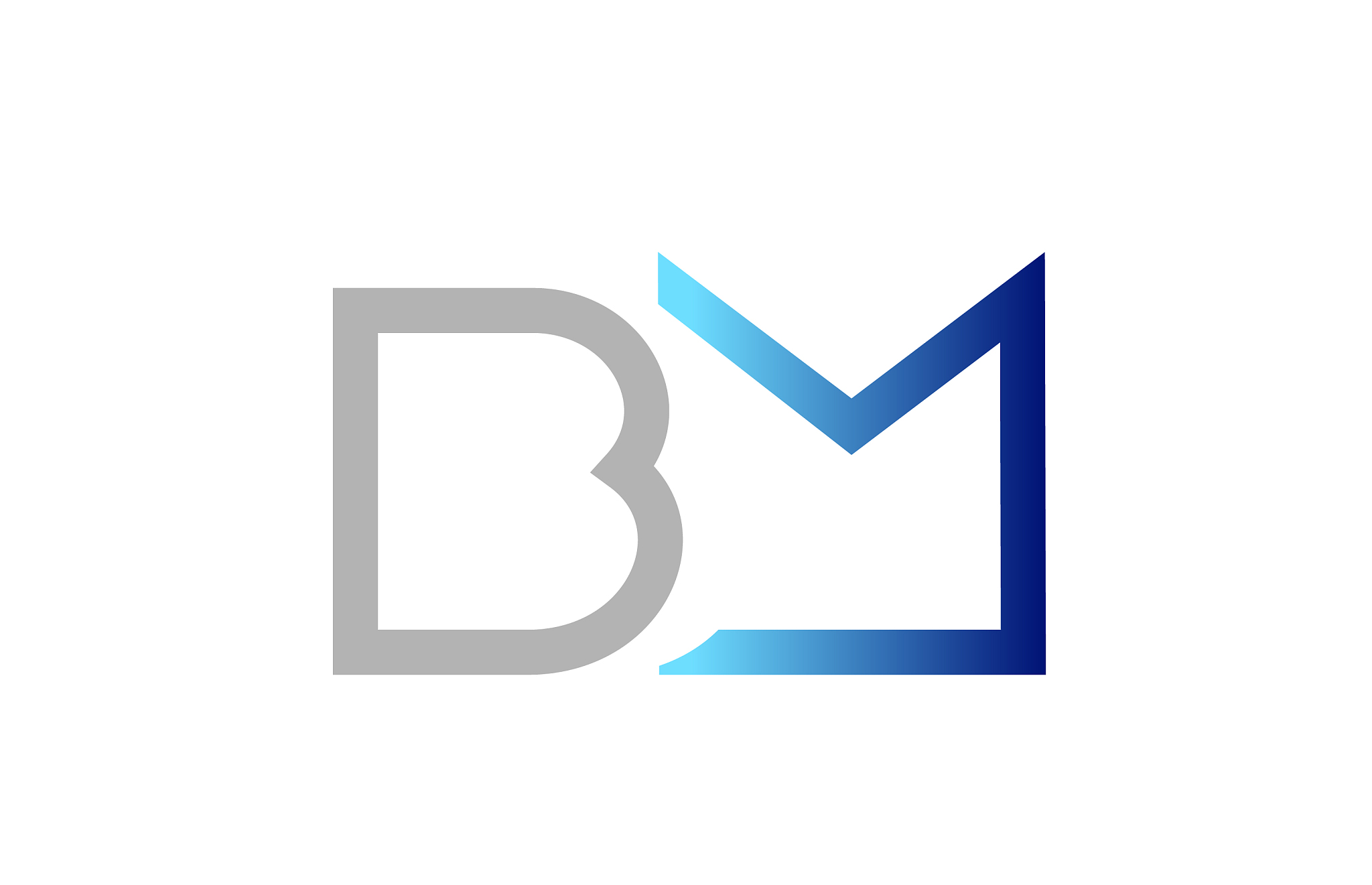 blue grey alphabet letter logo combination design