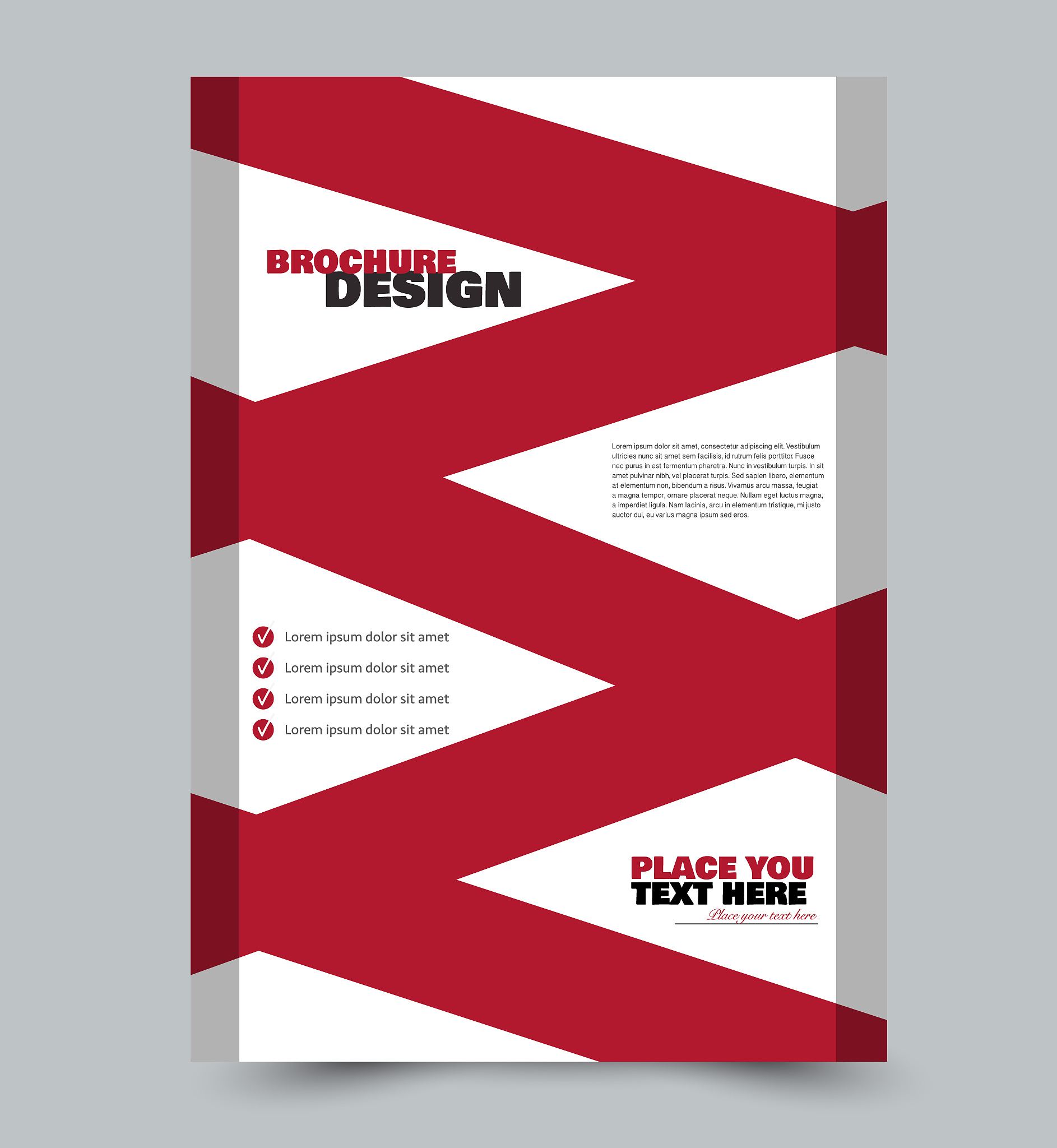 business flyer template a4 size. brochure design. annual report 