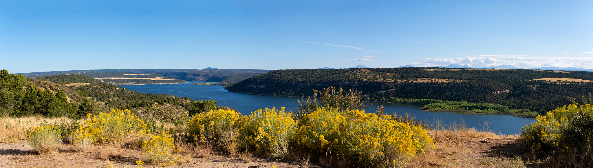 mcphee reservoir colorado panorama