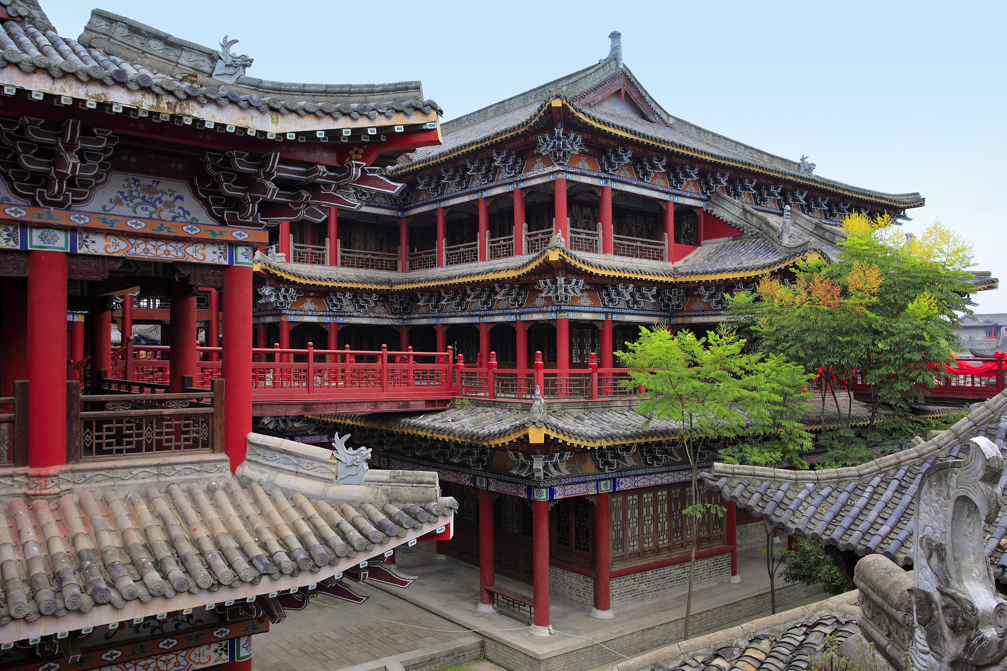 浙江横店宋代仿古建筑