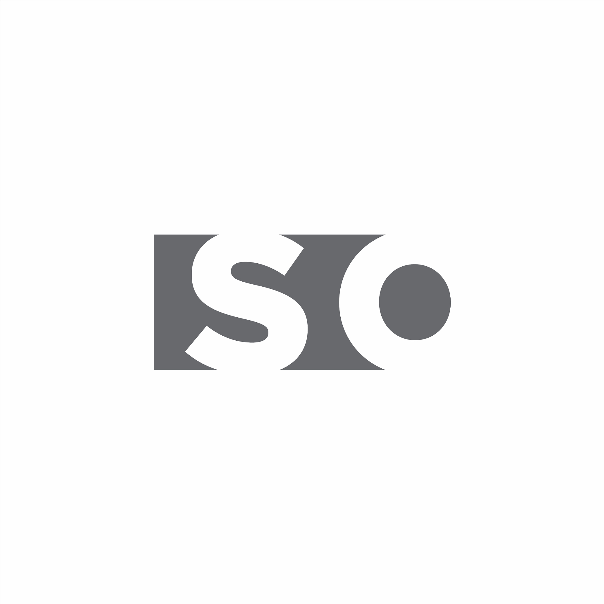 so logo monogram with negative space style design
