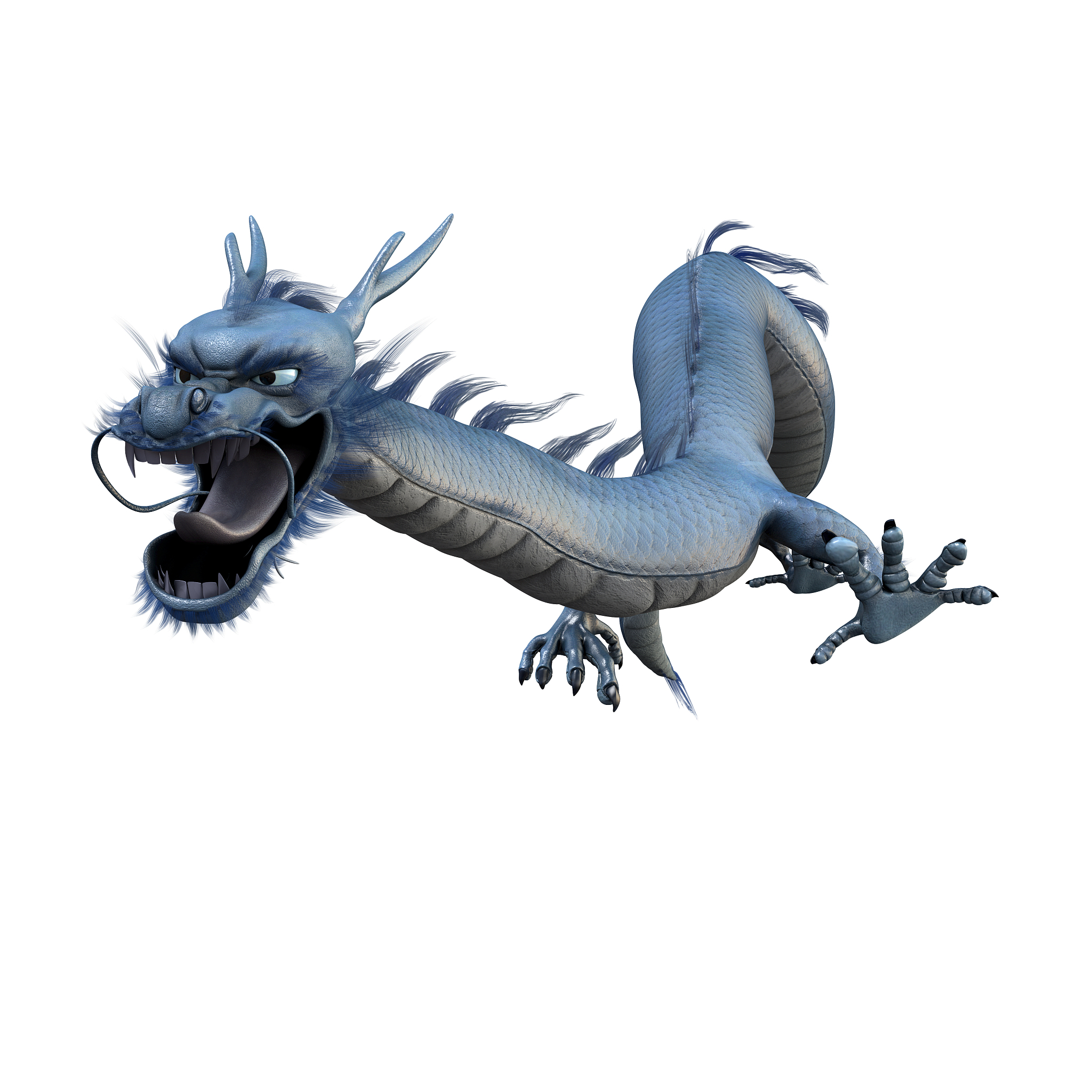 blue dragon pose