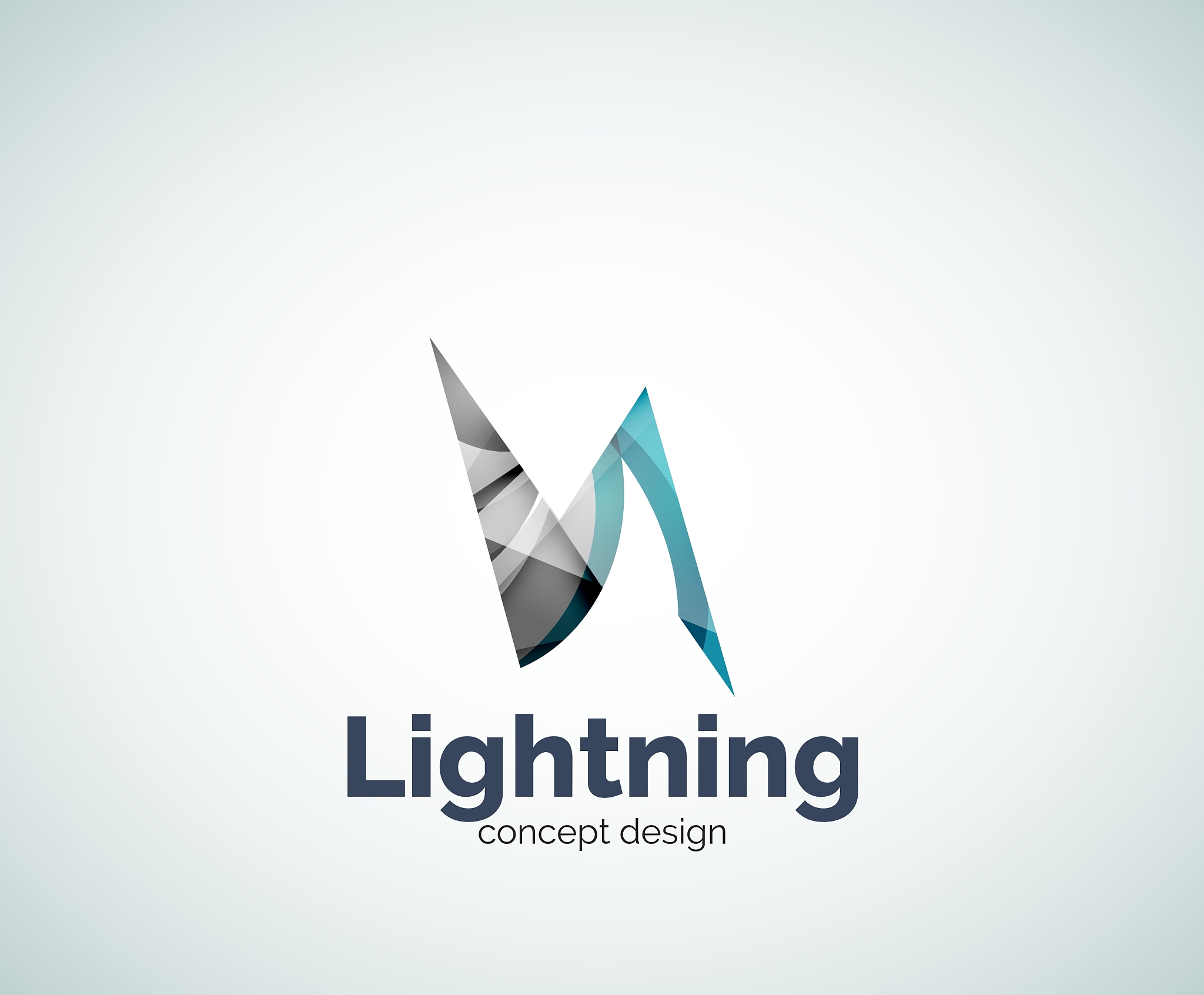 lightning logo template