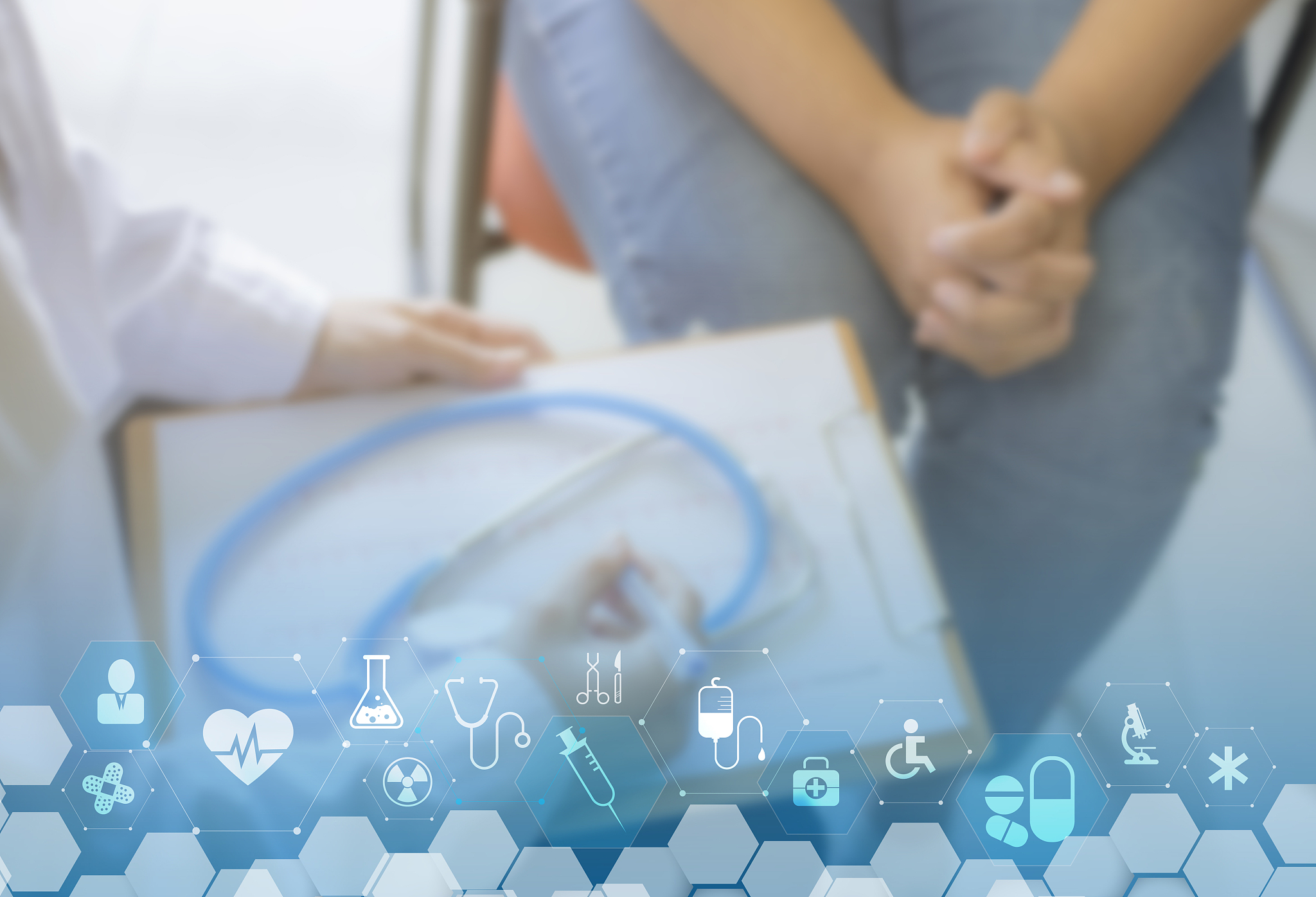 woman patient having consultation with doctor or psychiatrist  i