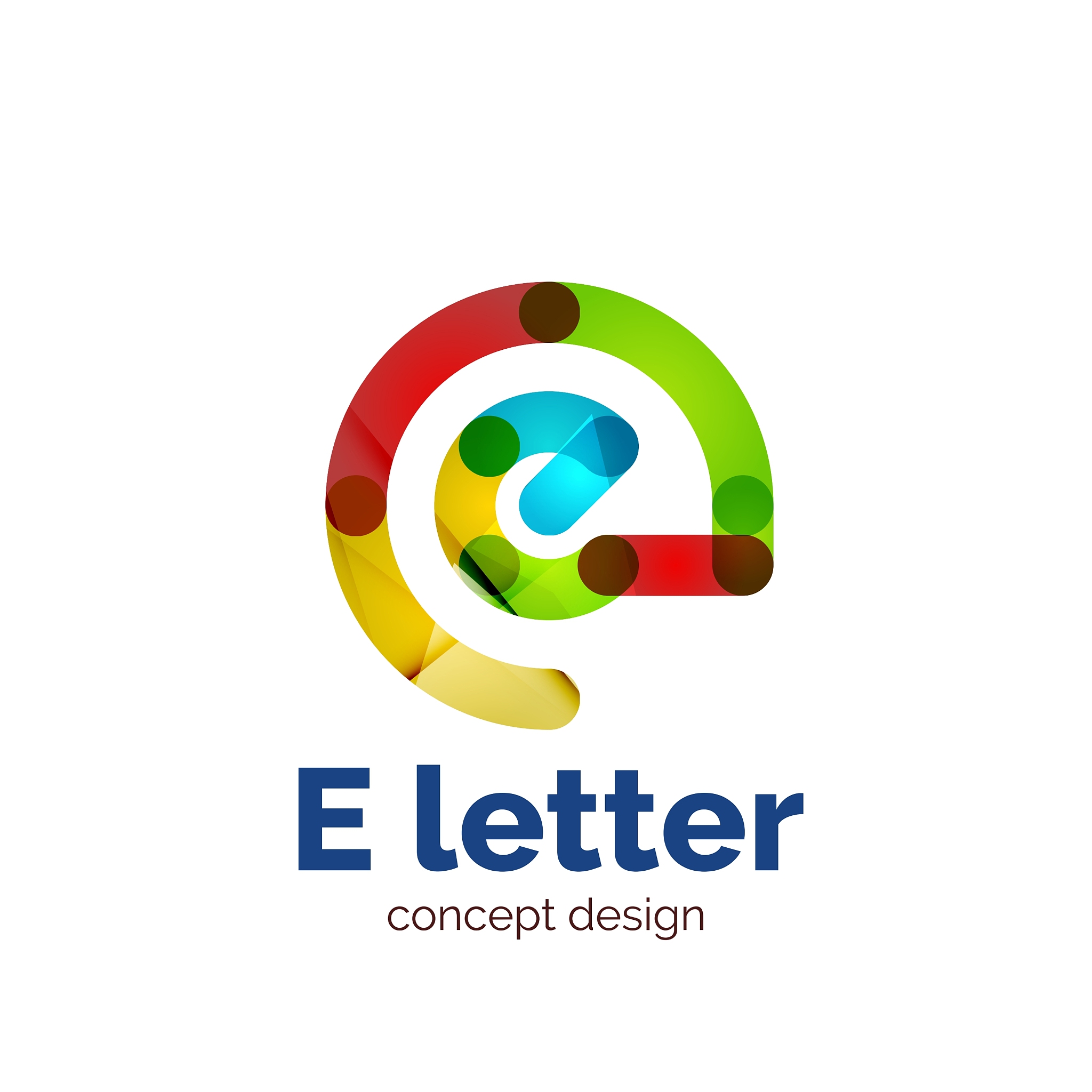 modern minimalistic letter concept logo