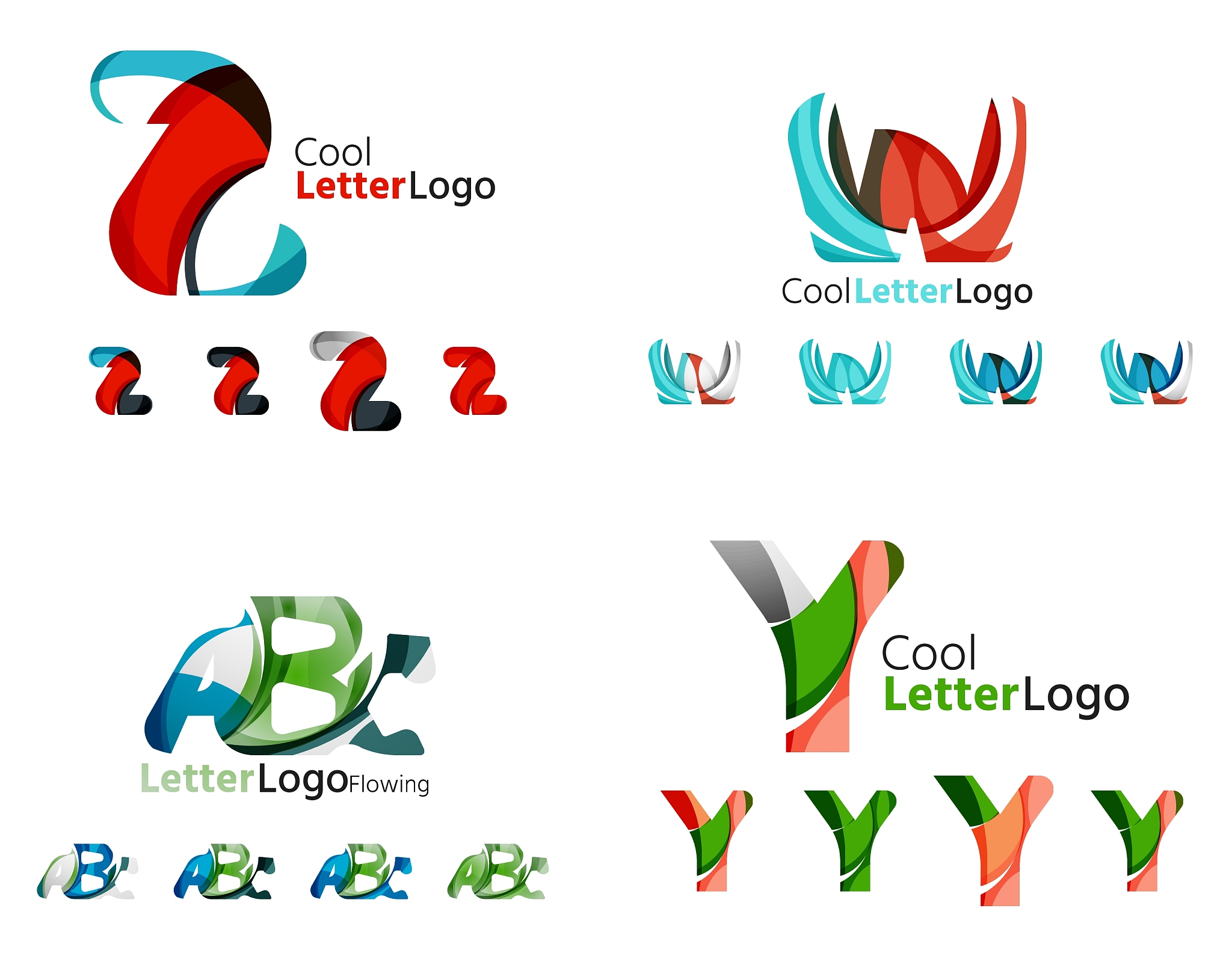 letter business emblem collection