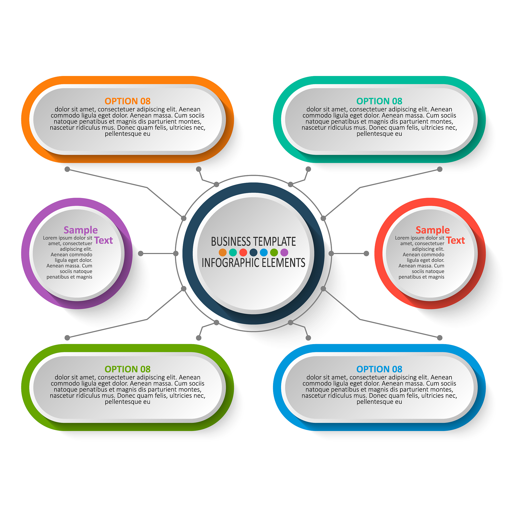 abstract 3d paper infographics. business template .vector illust