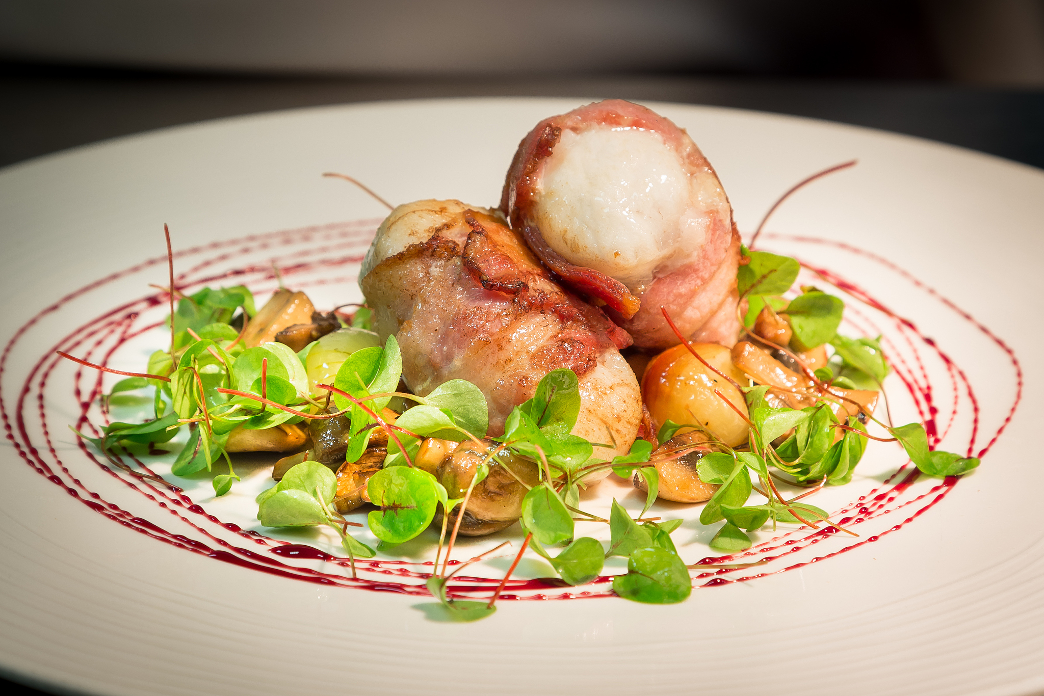 swordfish wrapped in pancetta
