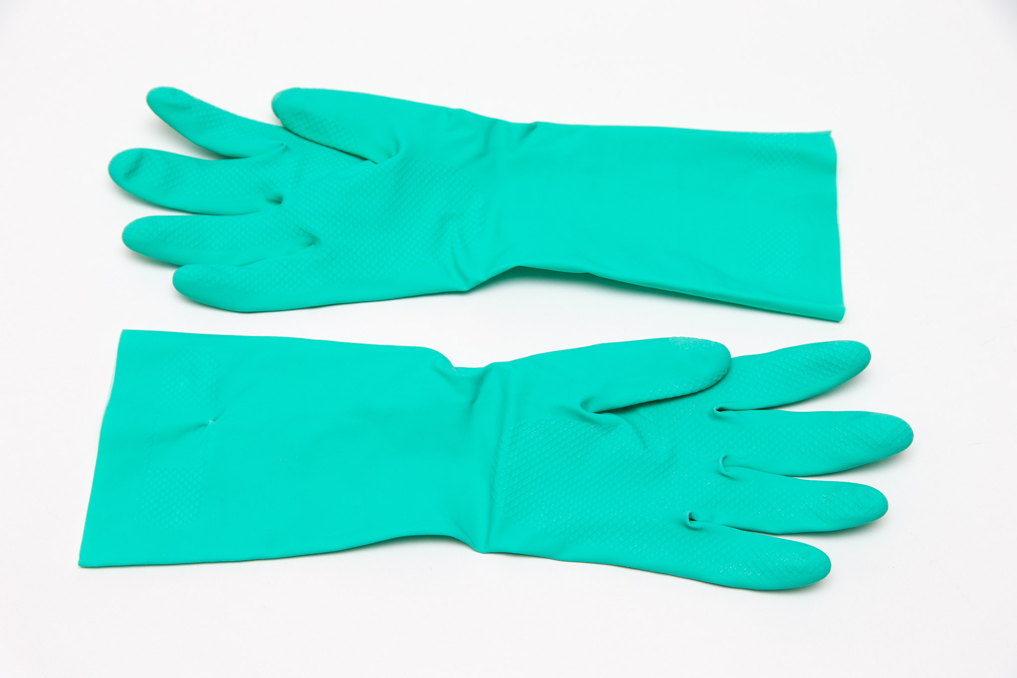 plastic gloves