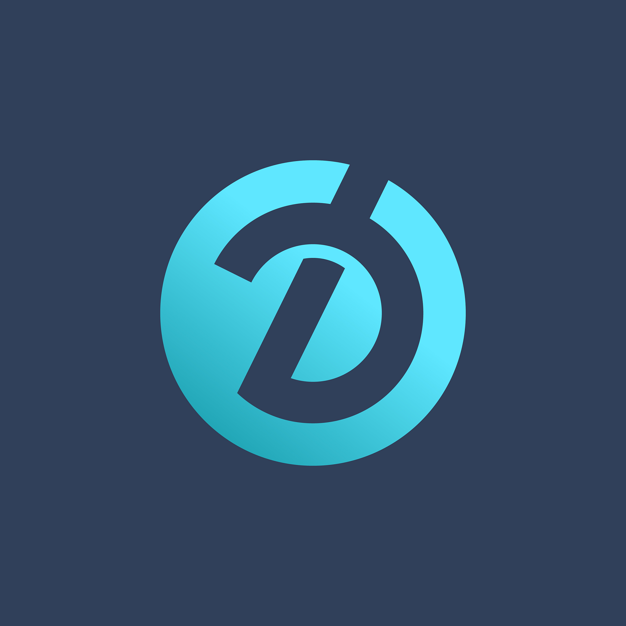 letter d logo icon design template elements