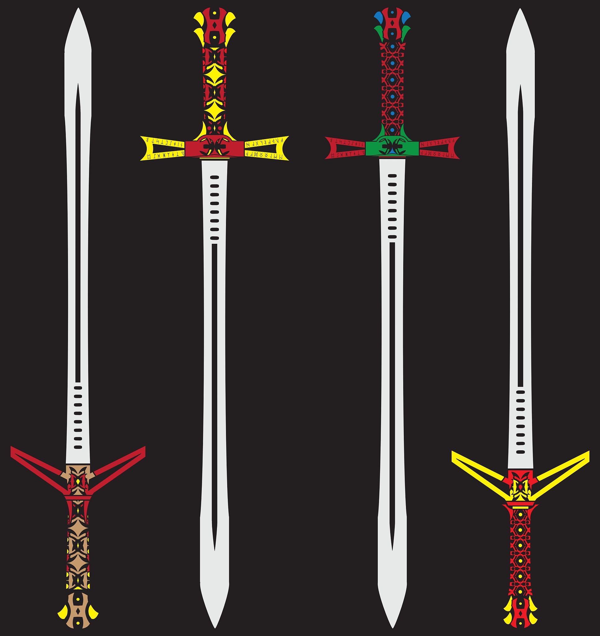 colour swords