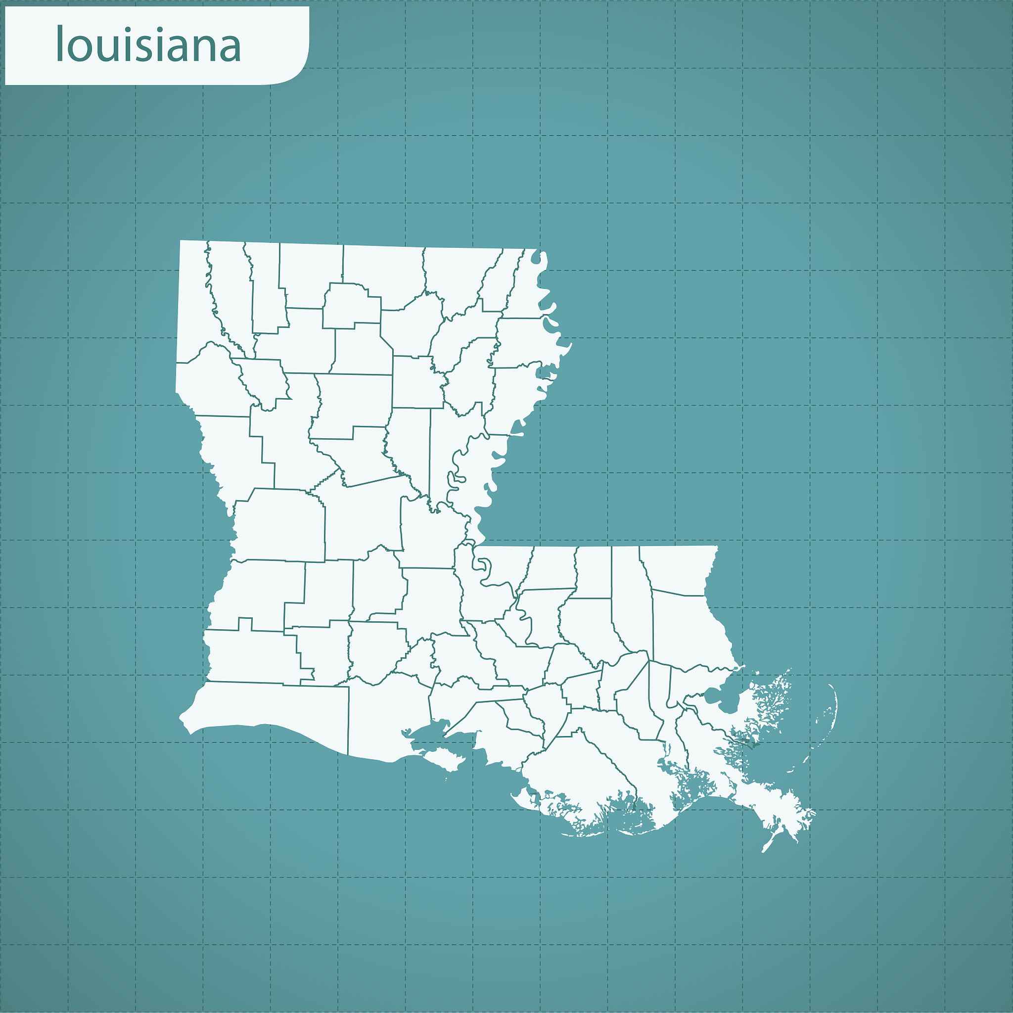 louisiana map