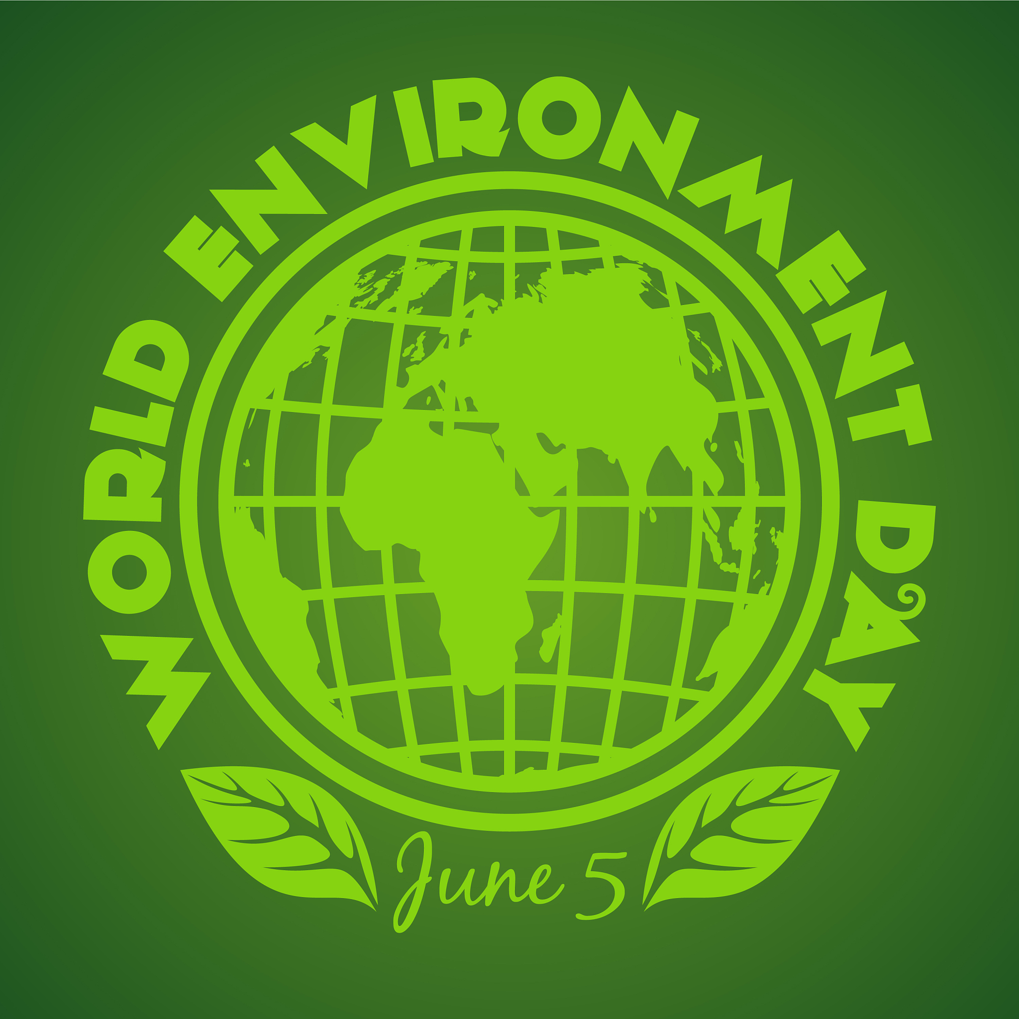 world environment day logo design june 5