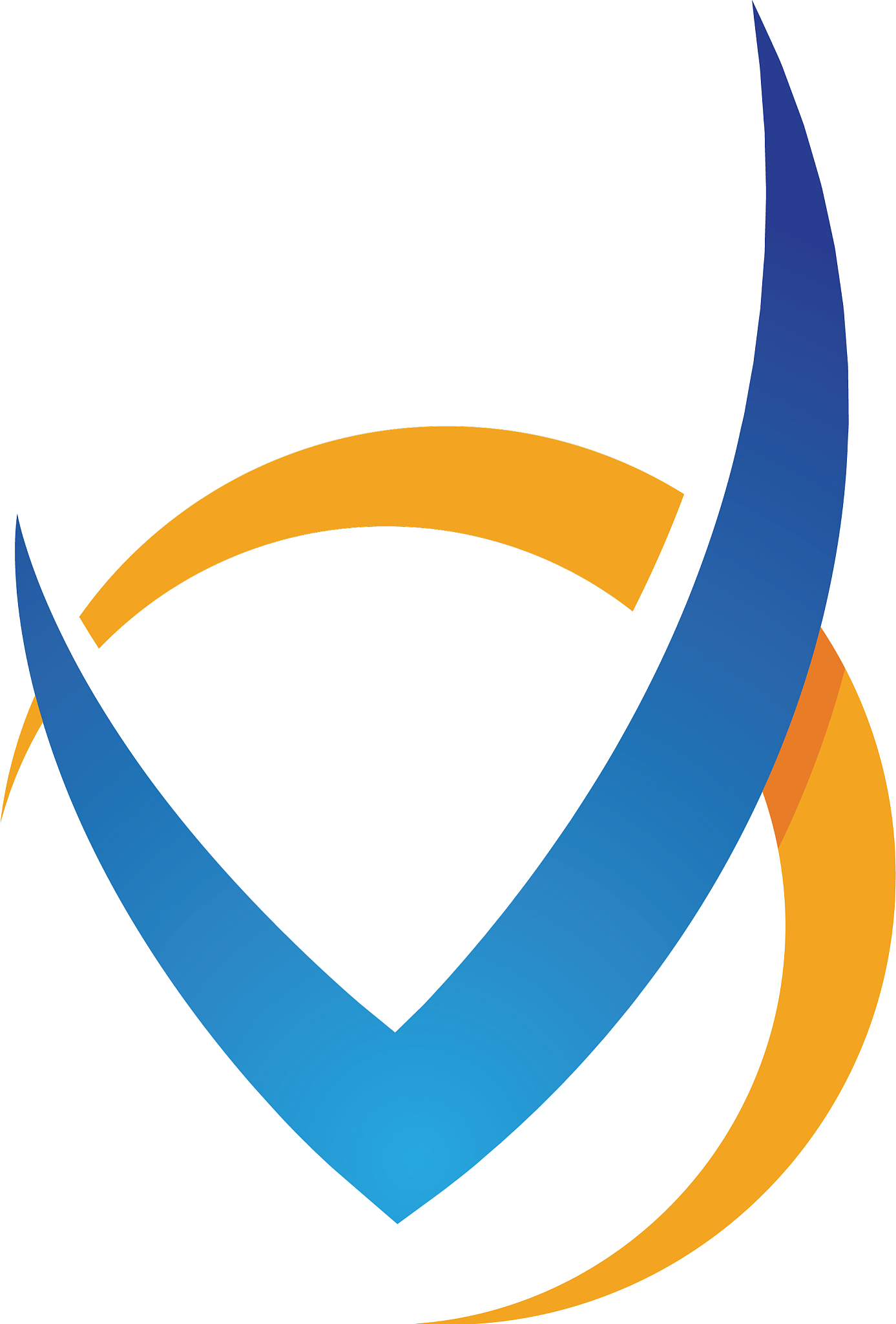 v letter logo template