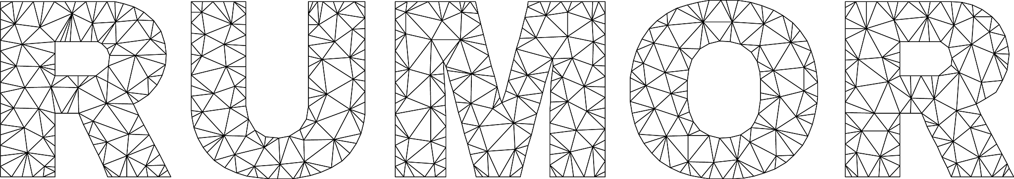 polygonal network rumor text caption