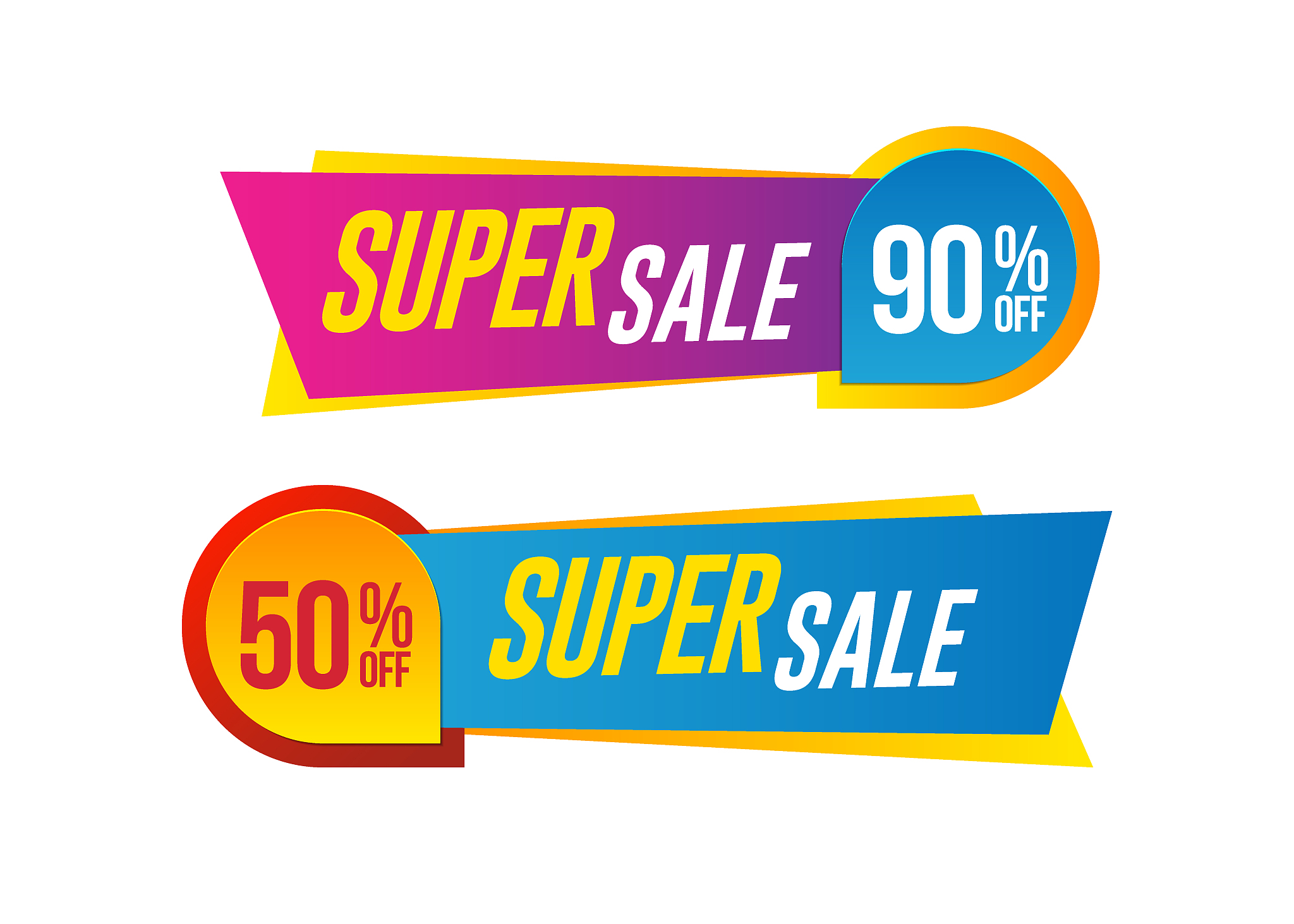 sale banner template design