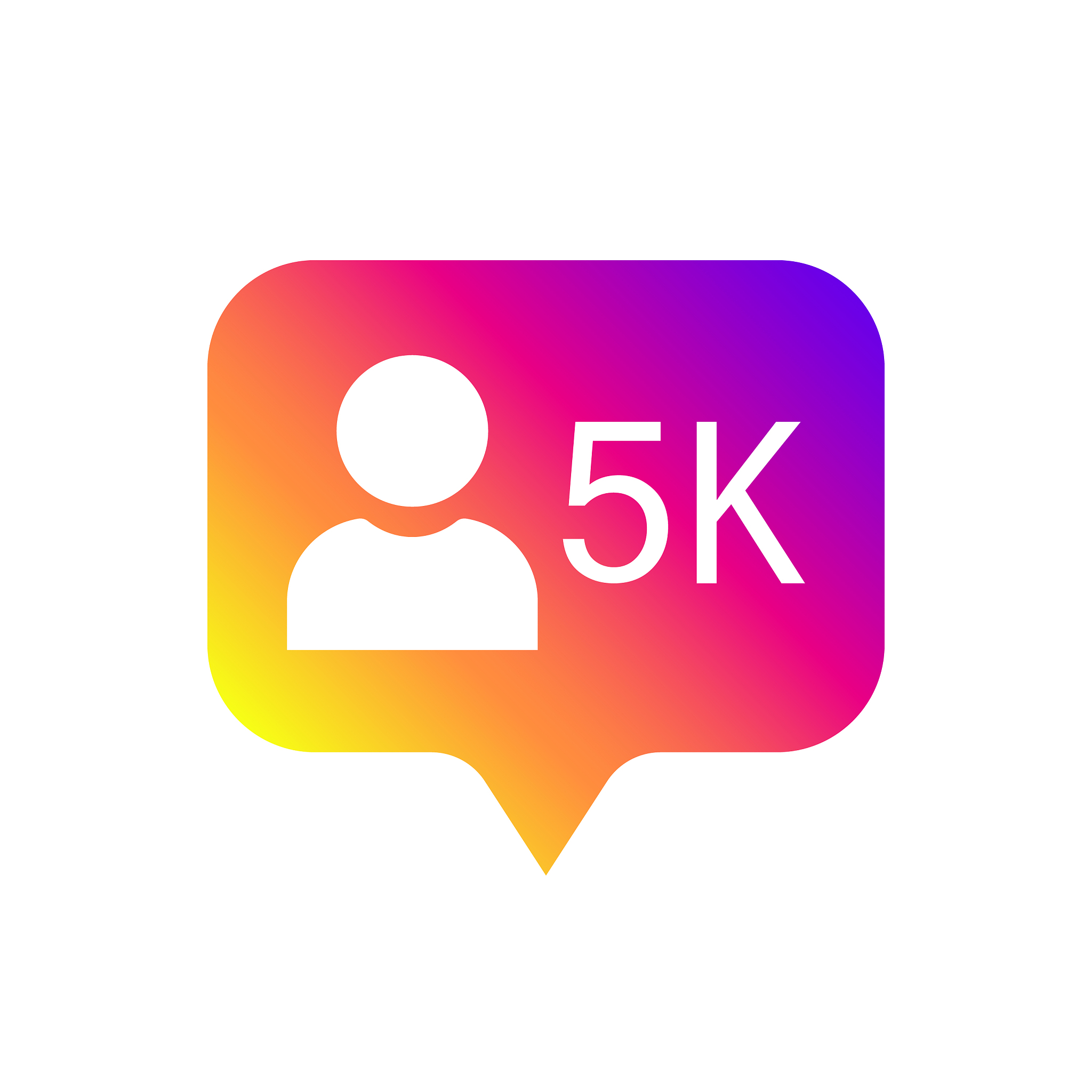 follower flat icon flat simple design icon