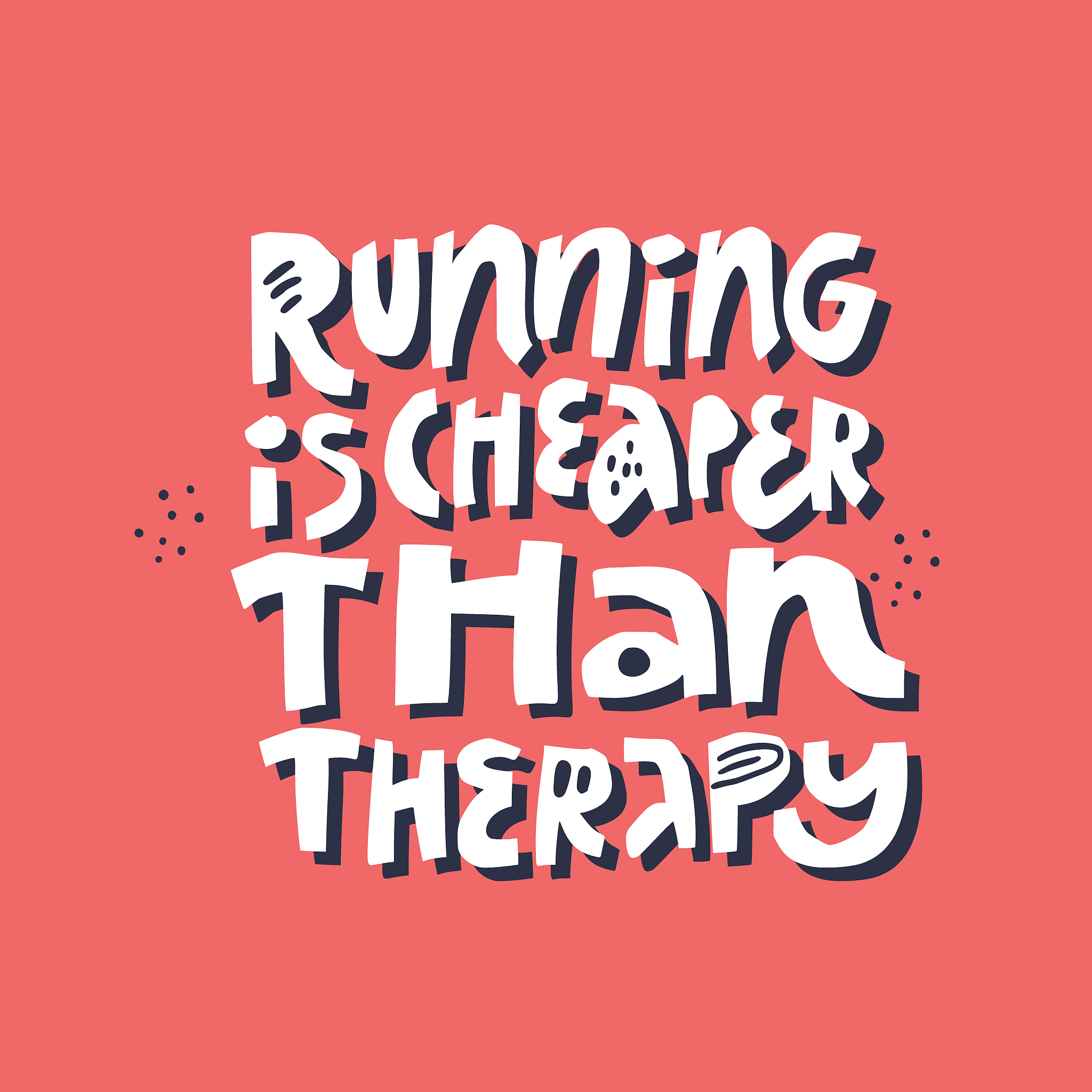 motivational slogan, quote flat color lettering