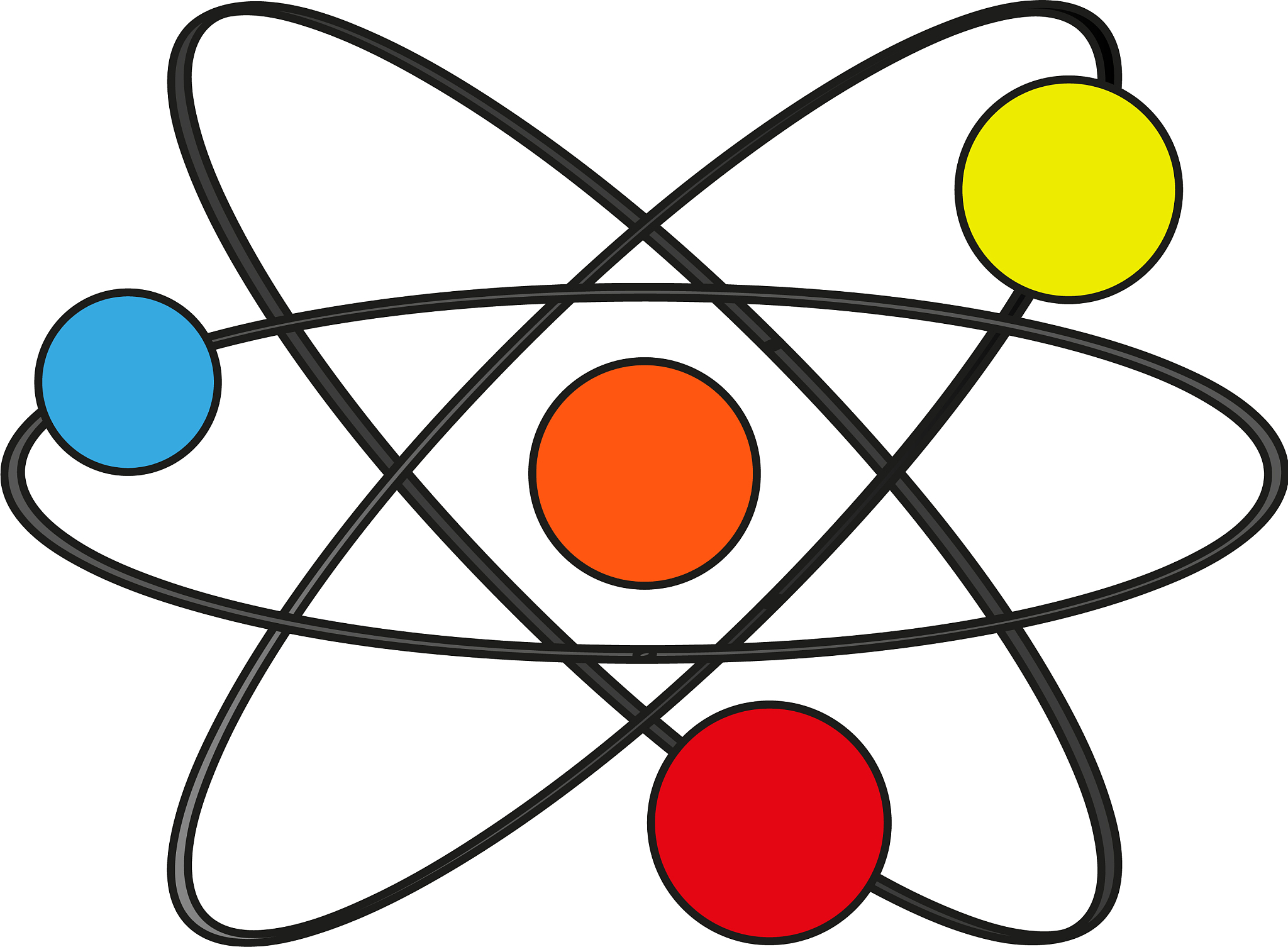 isolated atom icon