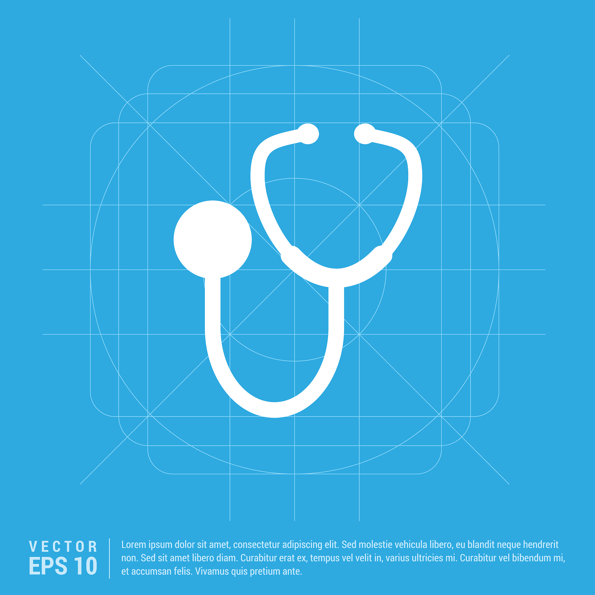 medical stethoscope icon