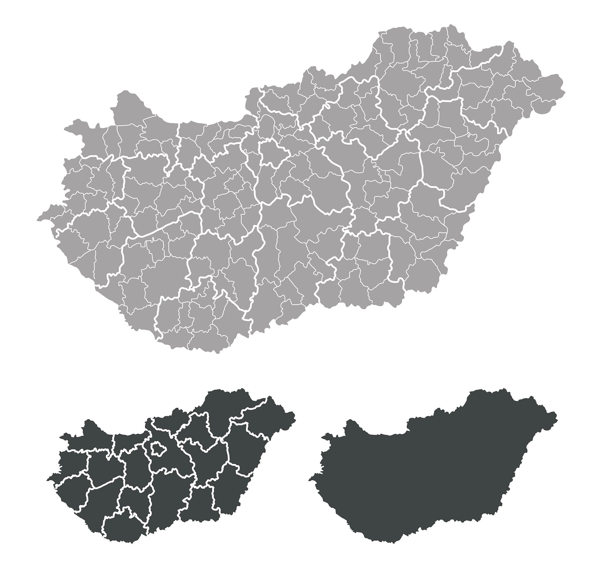 map of hungary