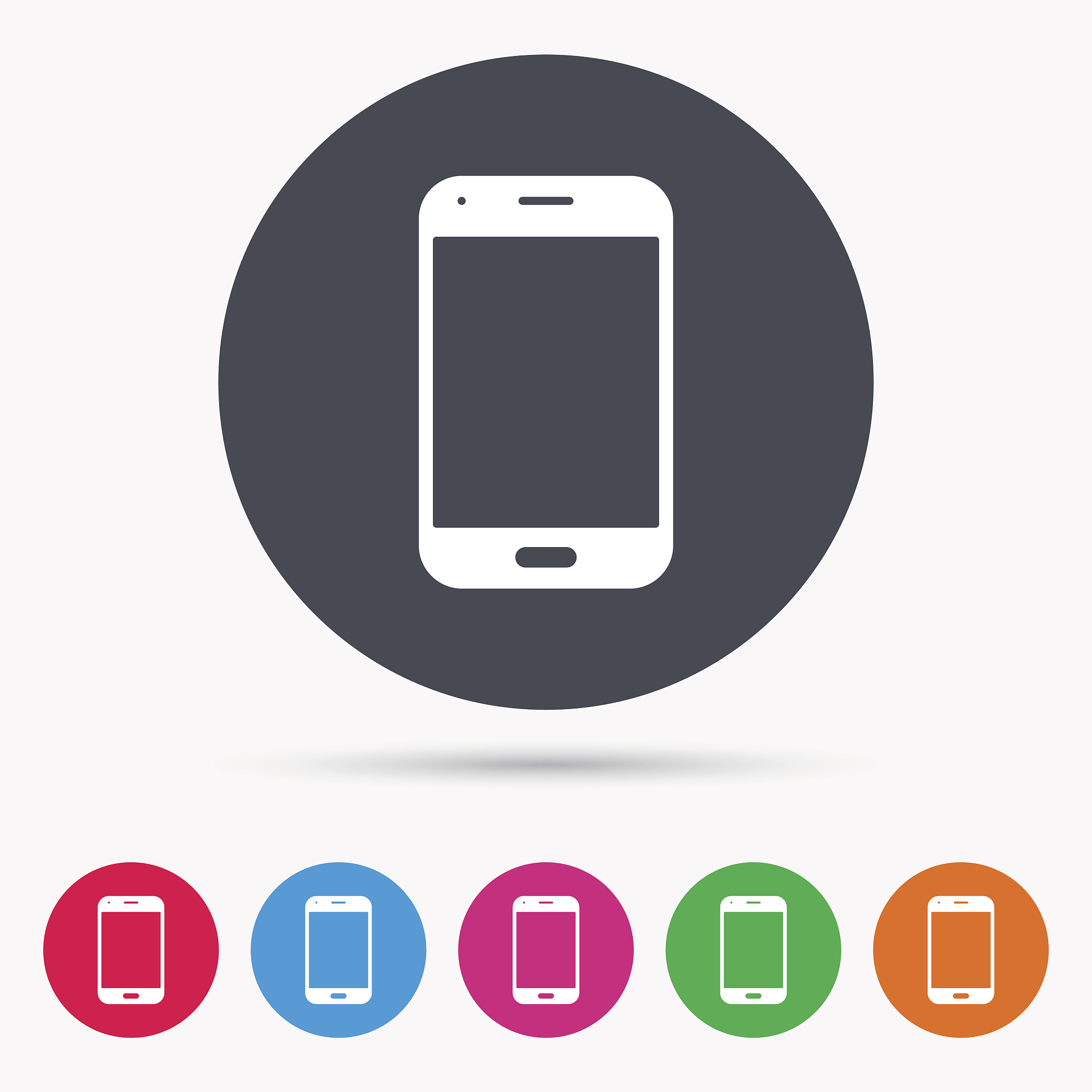 smartphone icon. mobile phone communication.