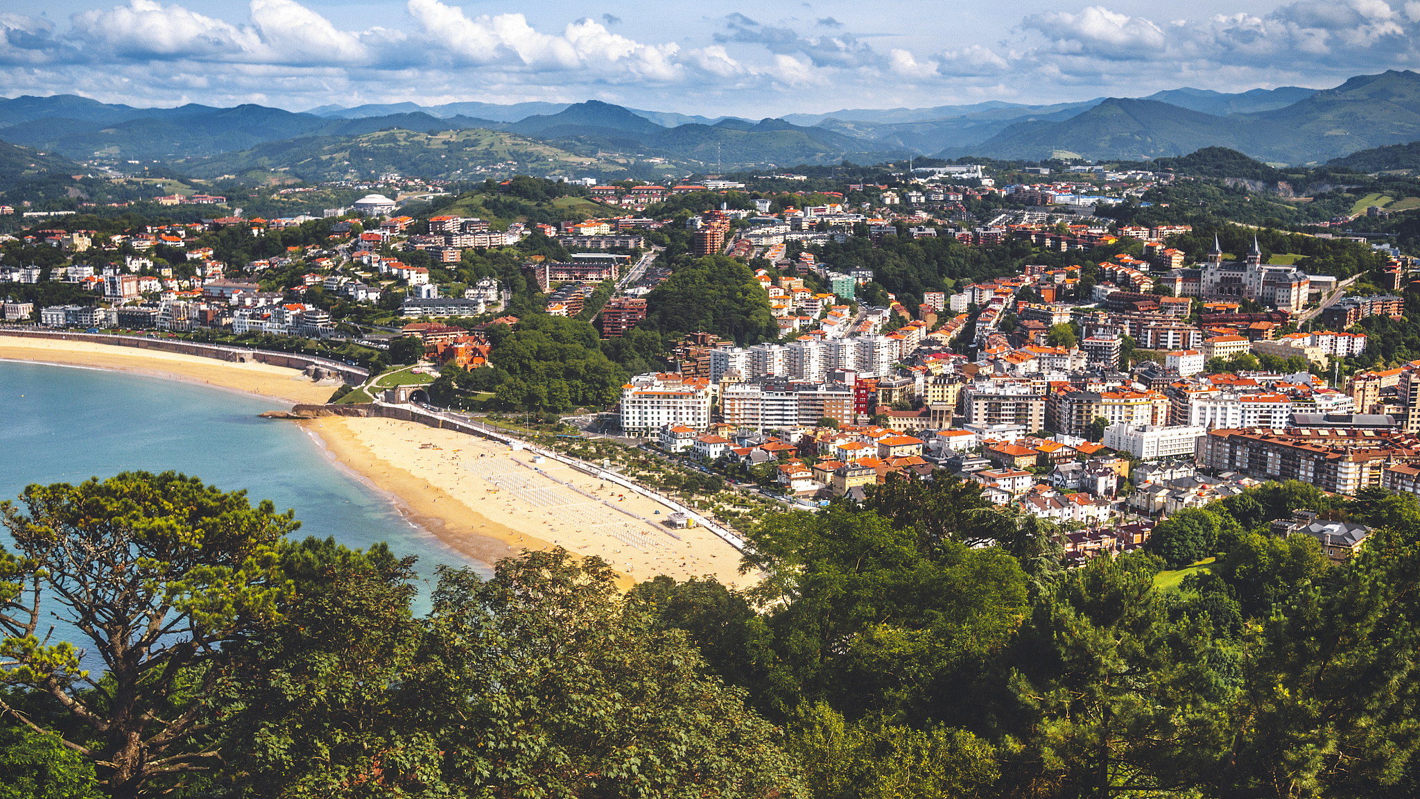 san sebastian view.
