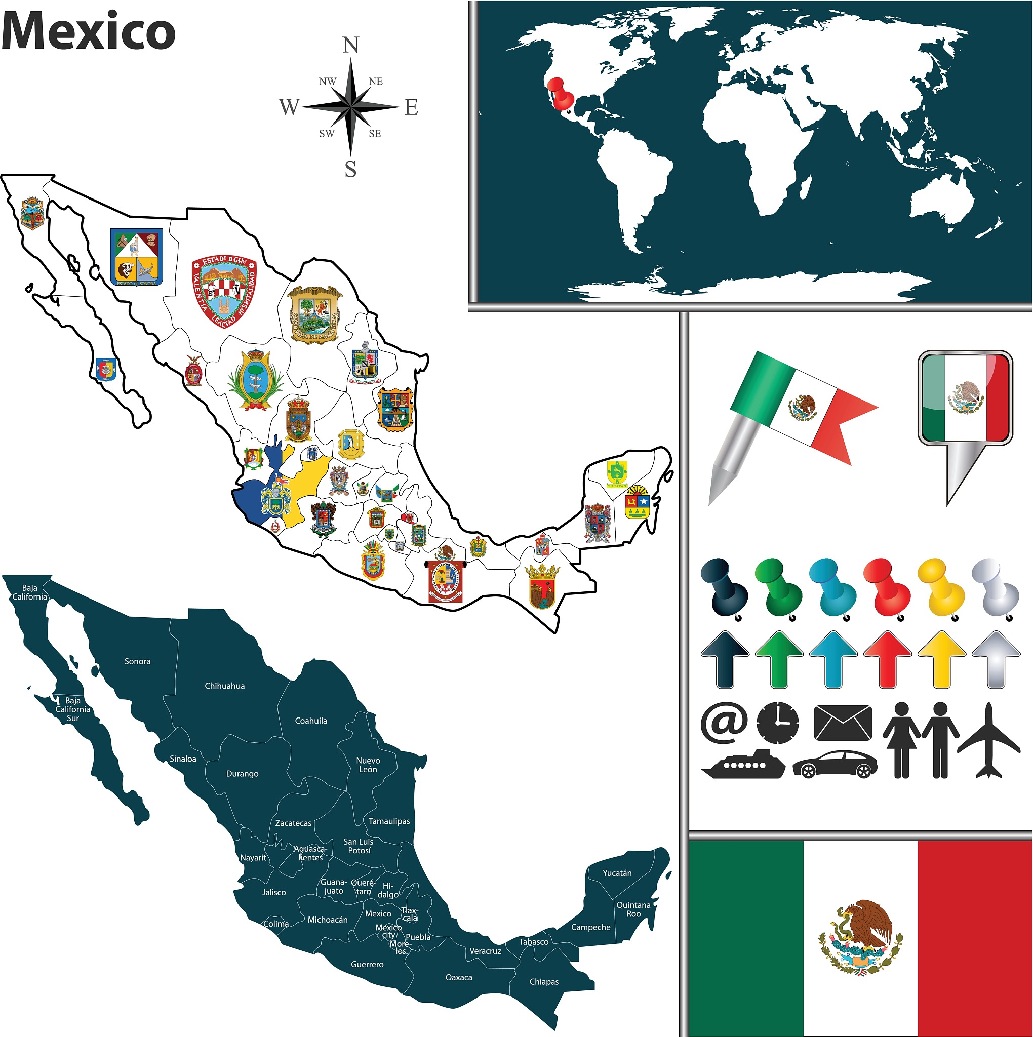 map of mexico