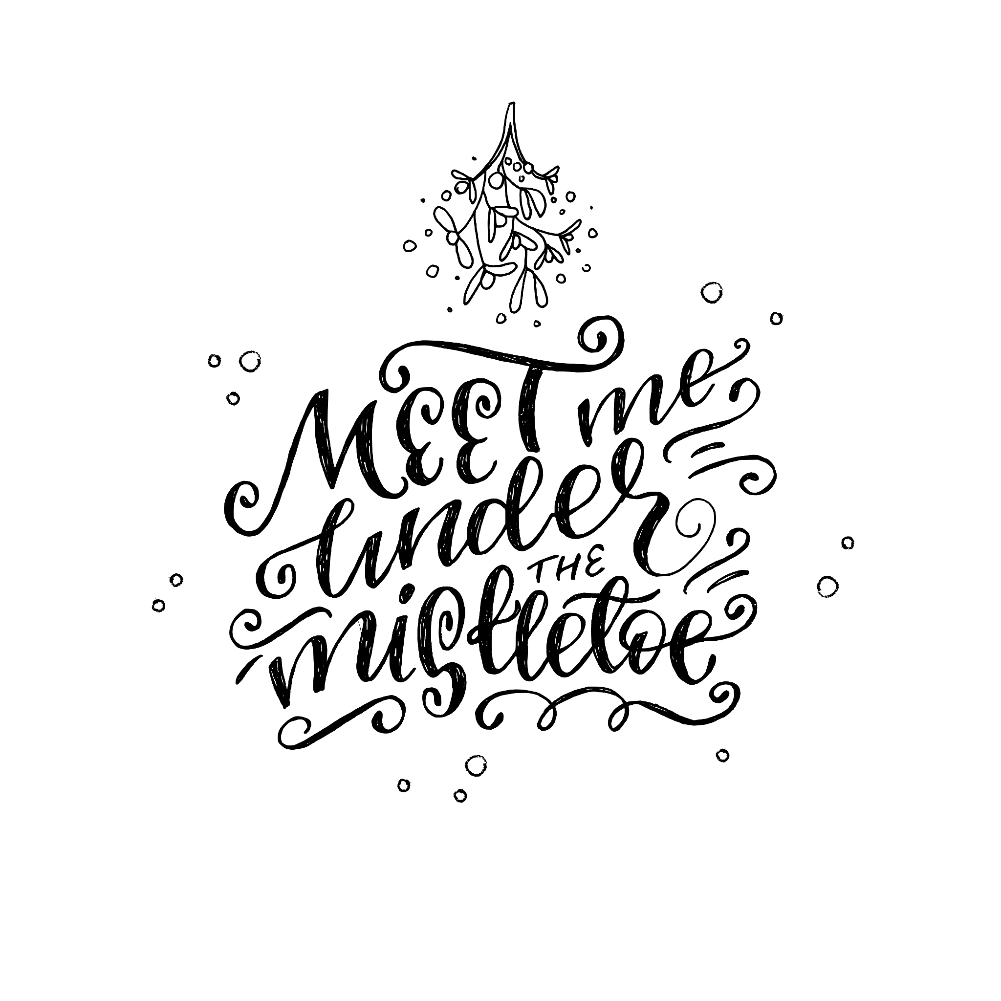 meet me under the mistletoe quote