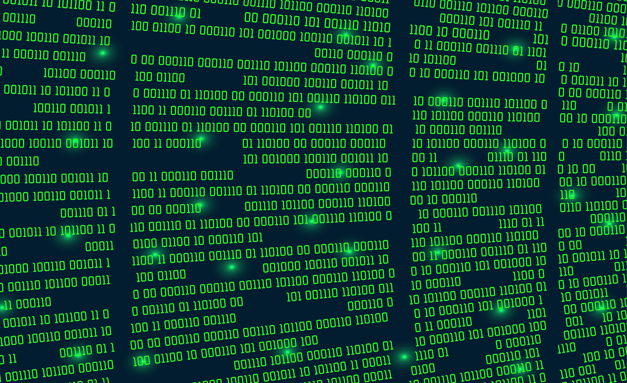 digital binary code matrix background,data flood of modern digit