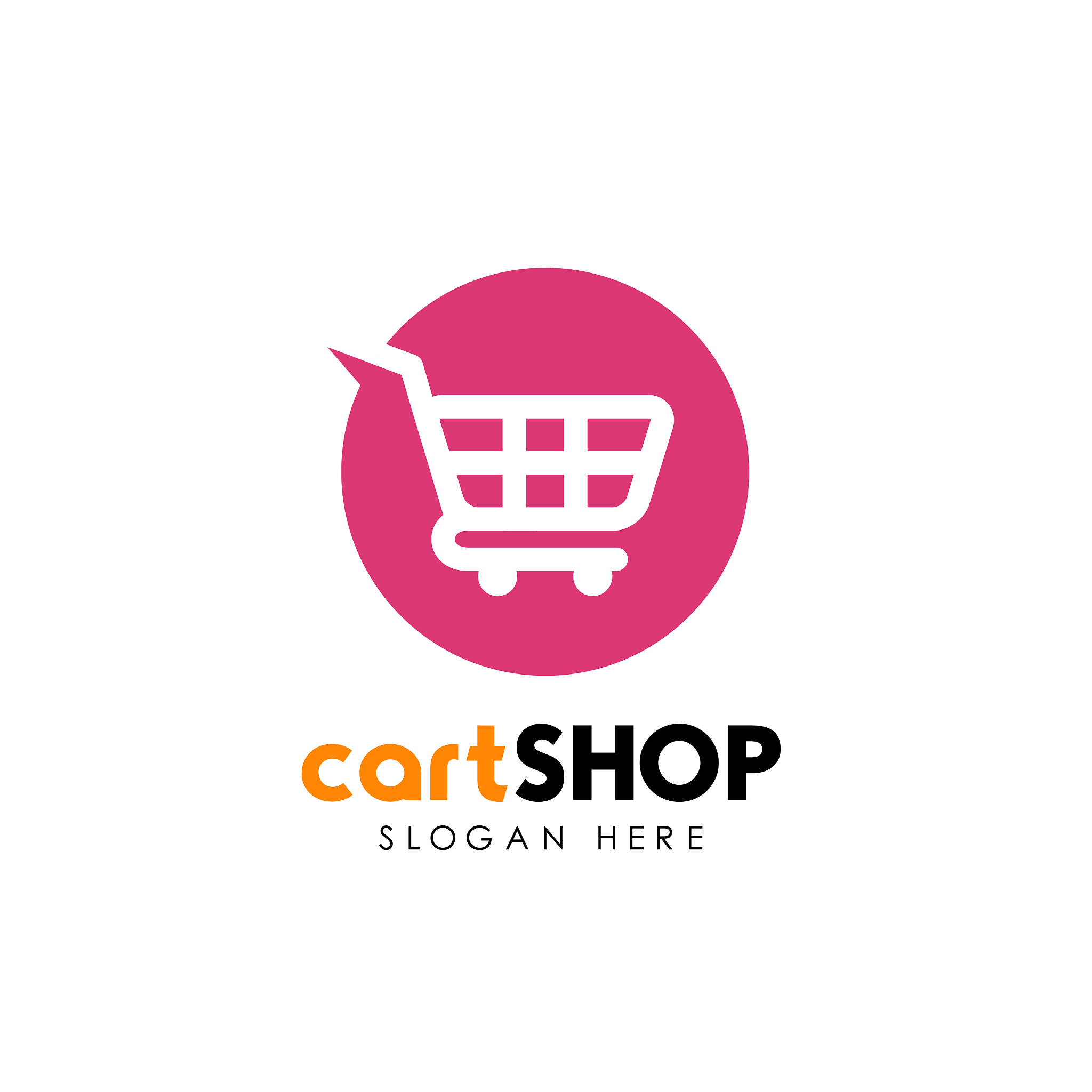 shopping cart logo design cart icon design