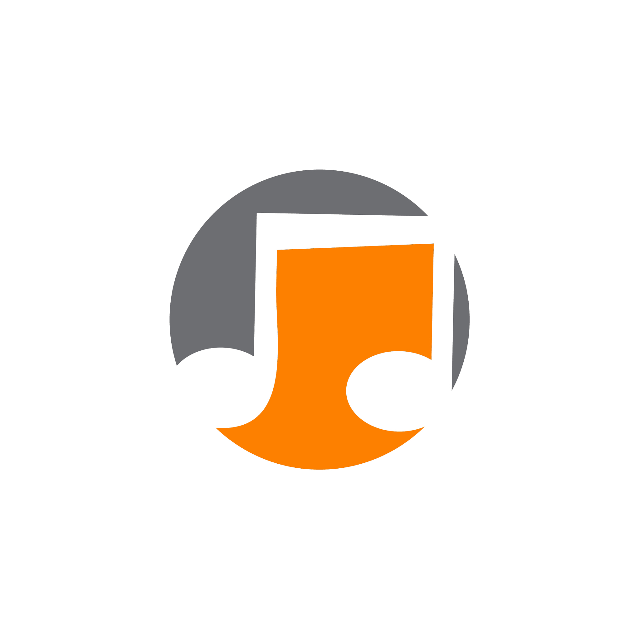 music note symphony icon logo design template