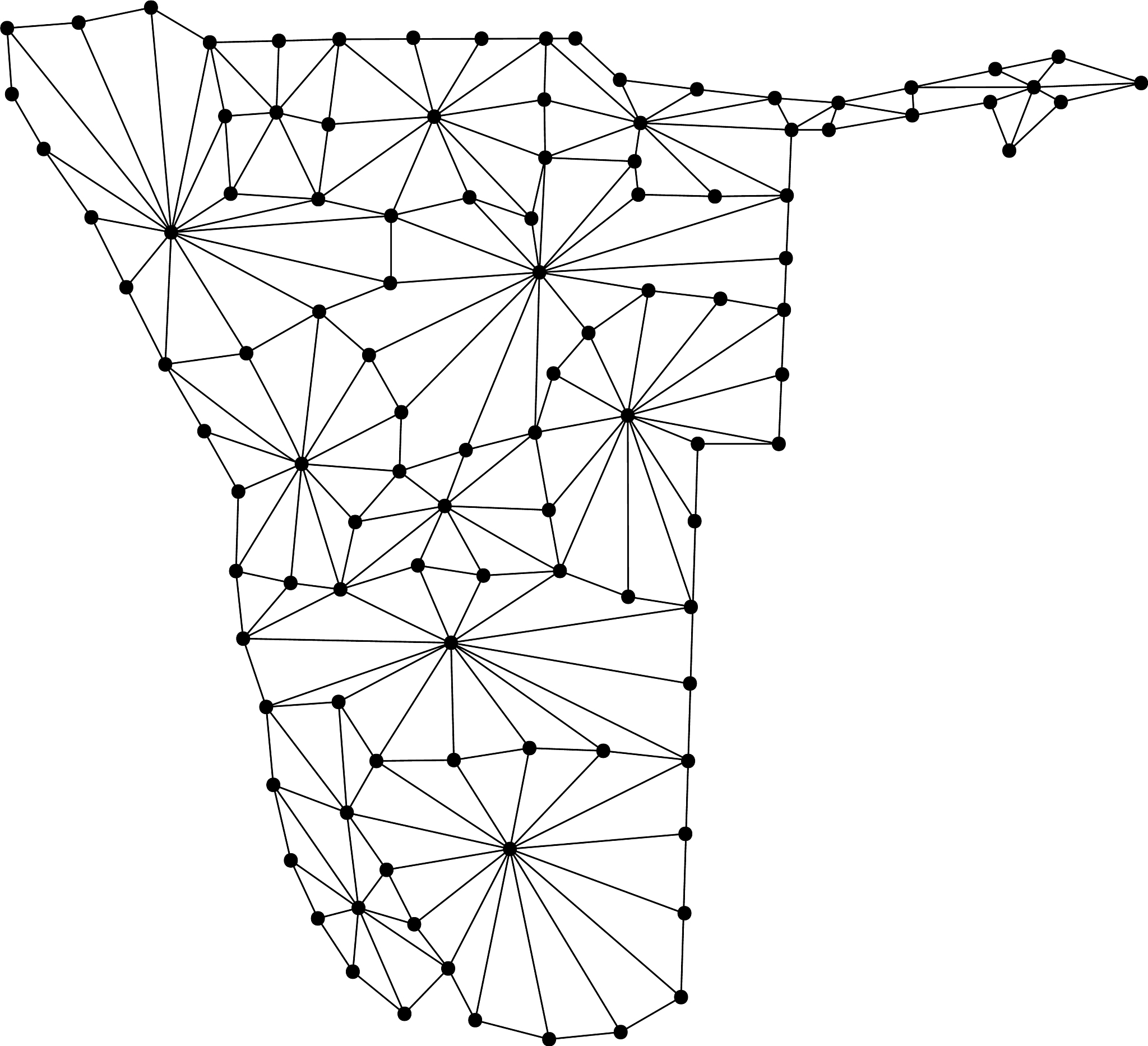 namibia map of polygonal mosaic lines network ray
