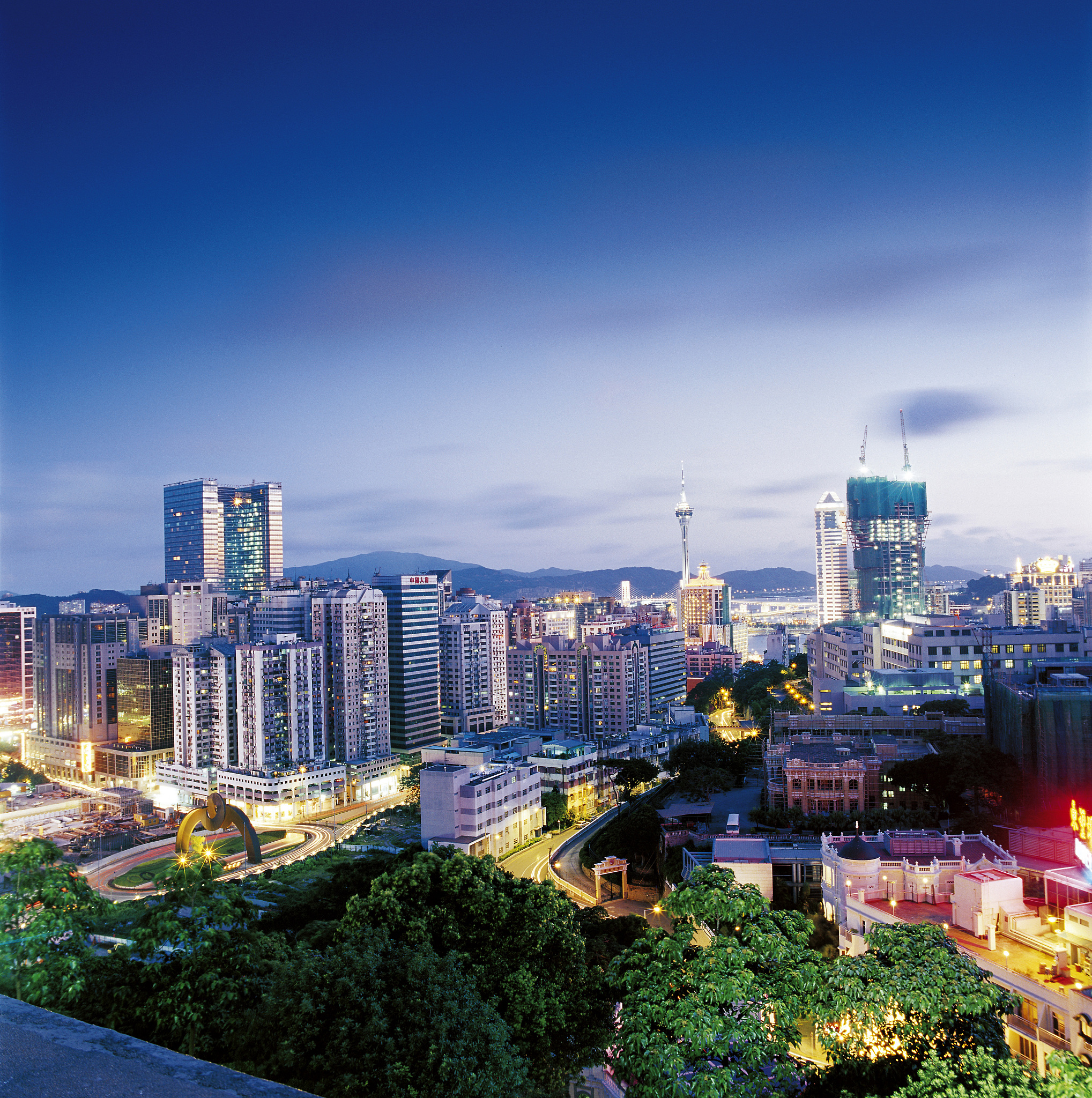 澳门 城市风光 高层建筑