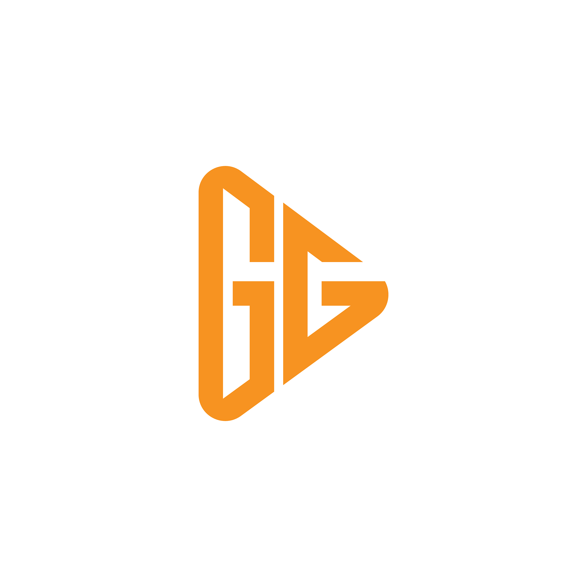 initial letter gg or g logo design template