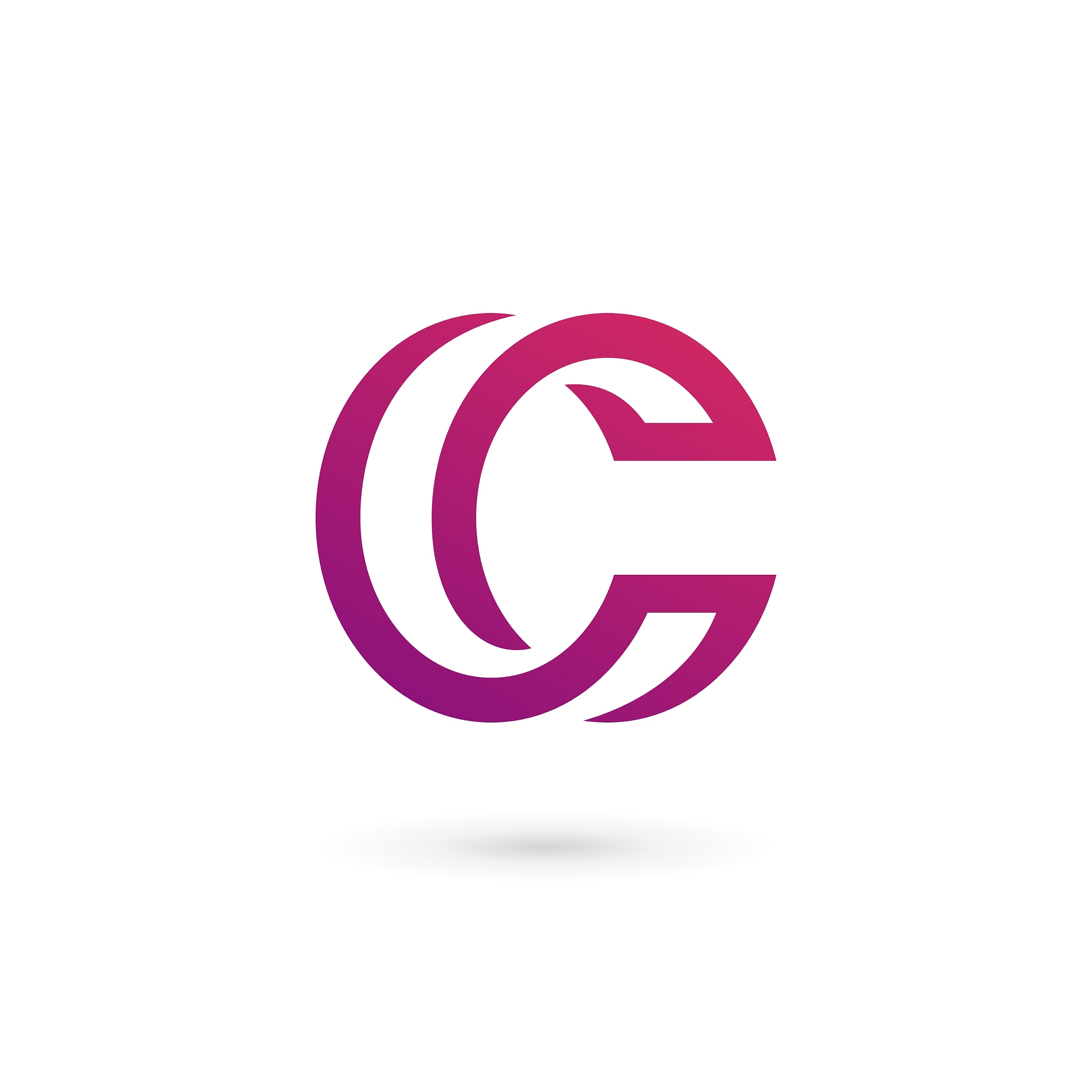letter c logo icon design template elements