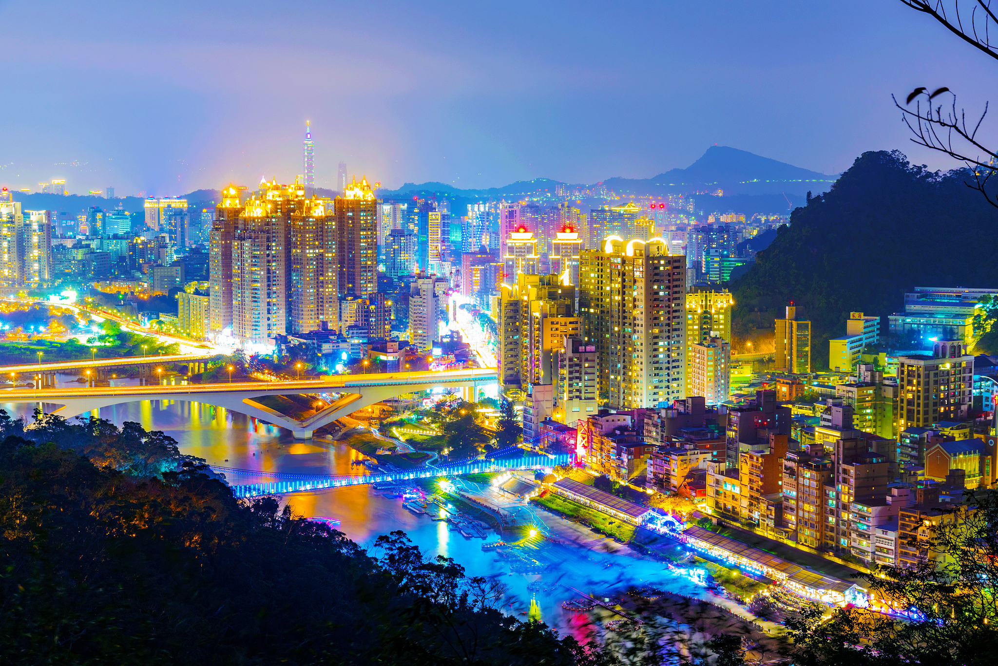 view of new taipei city buildings