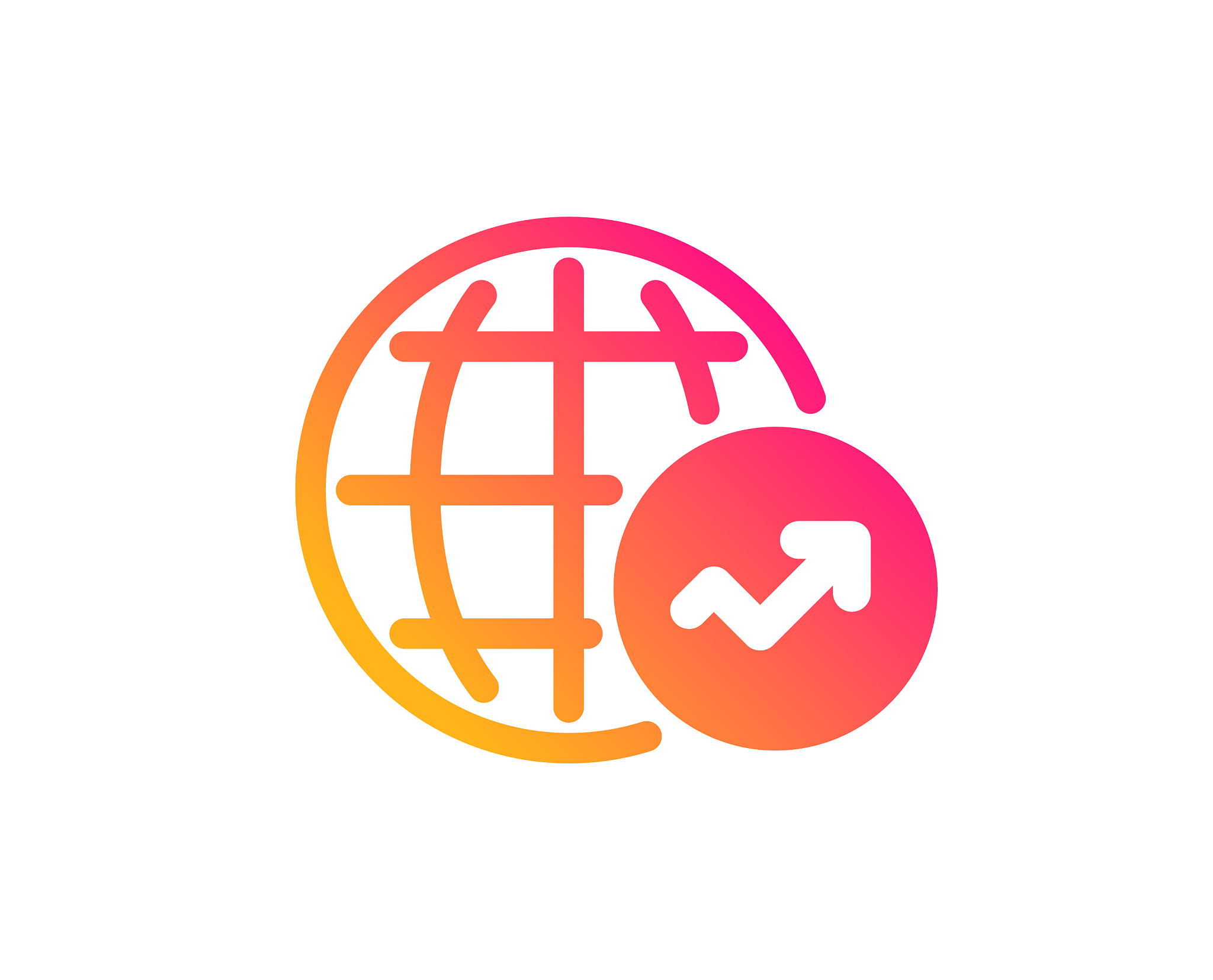 world statistics icon chart sign