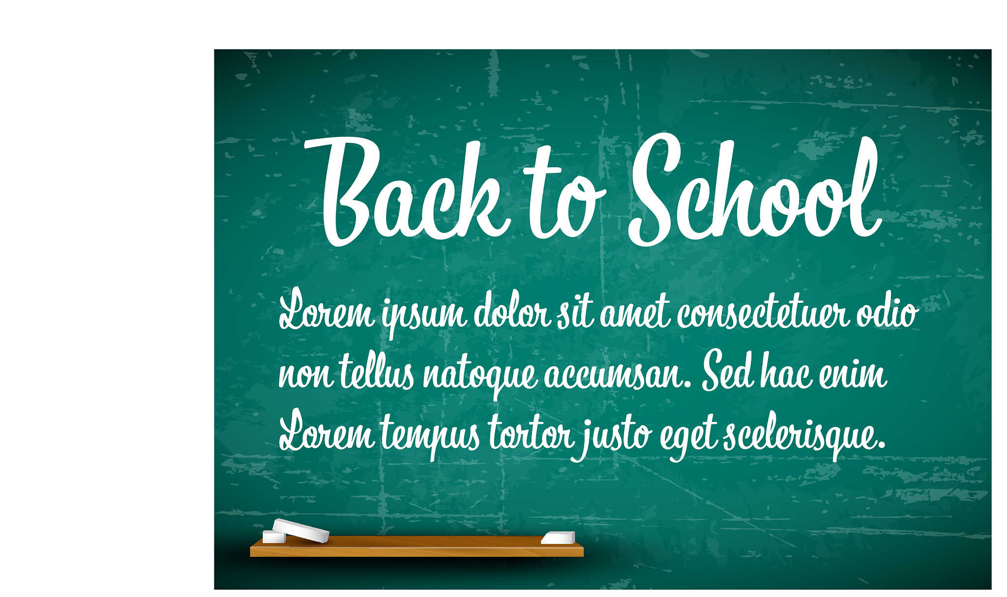 back to school flyer